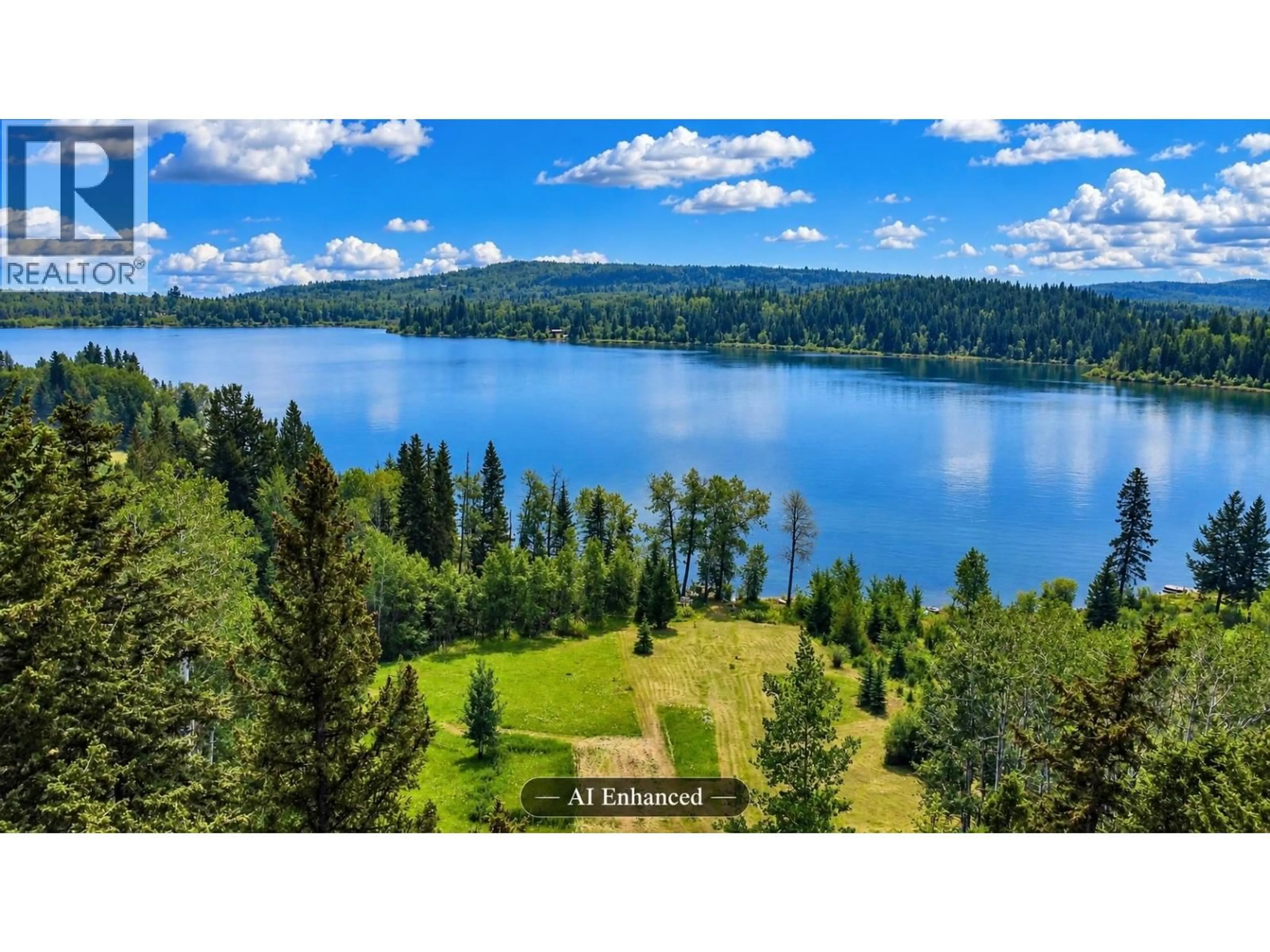 A pic from outside/outdoor area/front of a property/back of a property/a pic from drone, water/lake/river/ocean view for 7786 BRIDGE LAKE ROAD, Bridge Lake British Columbia V0K1X2