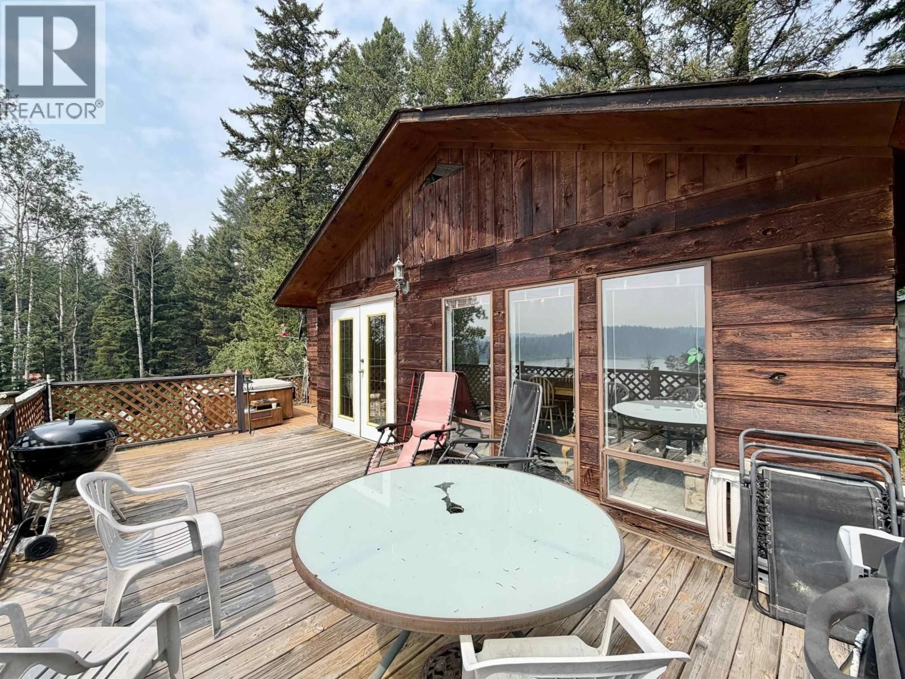 Patio, water/lake/river/ocean view for 7786 BRIDGE LAKE ROAD, Bridge Lake British Columbia V0K1X2