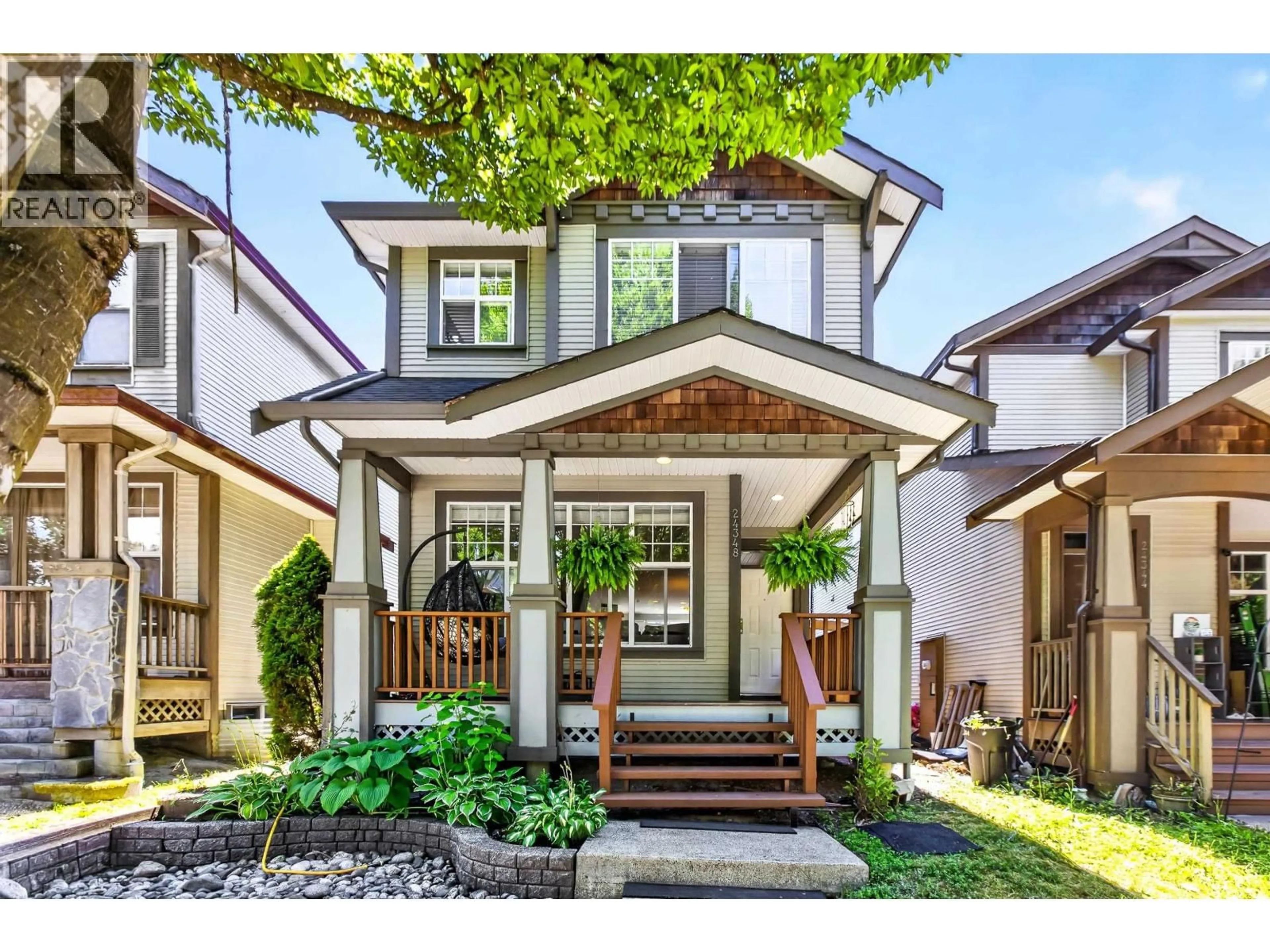 Home with brick exterior material, street for 24348 102A AVENUE, Maple Ridge British Columbia V2W1X9