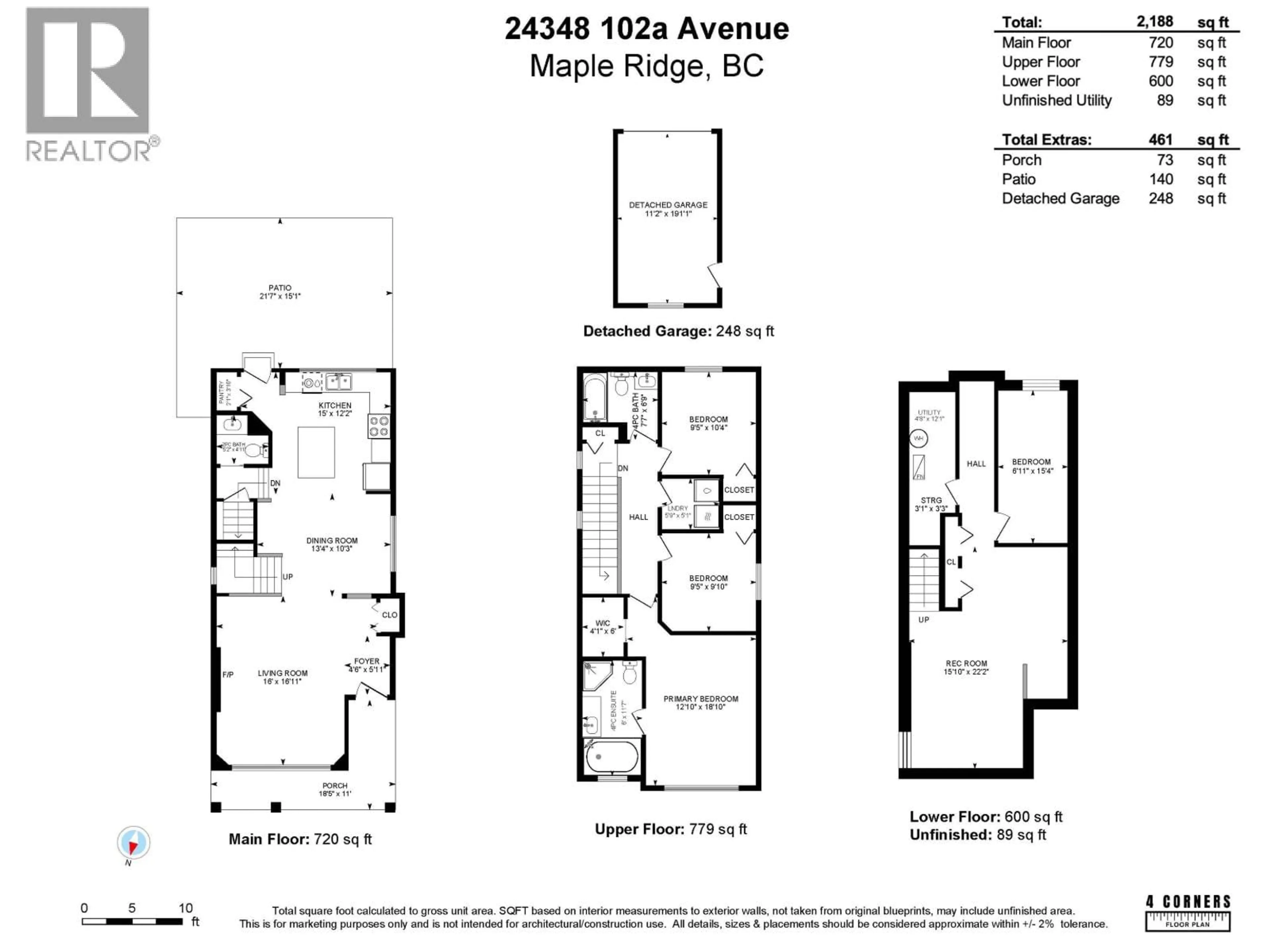 Floor plan for 24348 102A AVENUE, Maple Ridge British Columbia V2W1X9