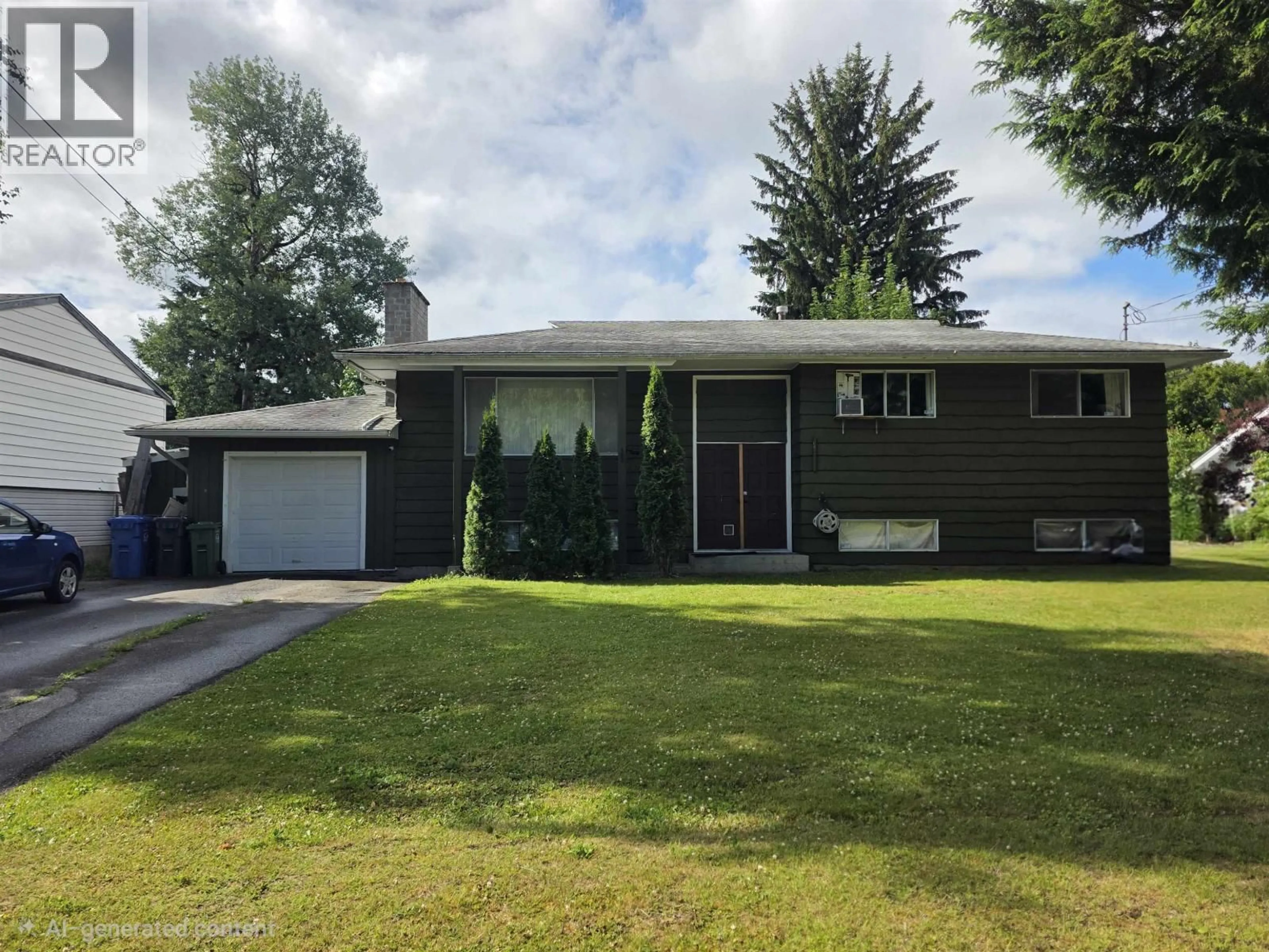 Home with vinyl exterior material, street for 4831 OLSON AVENUE, Terrace British Columbia V8G2A5