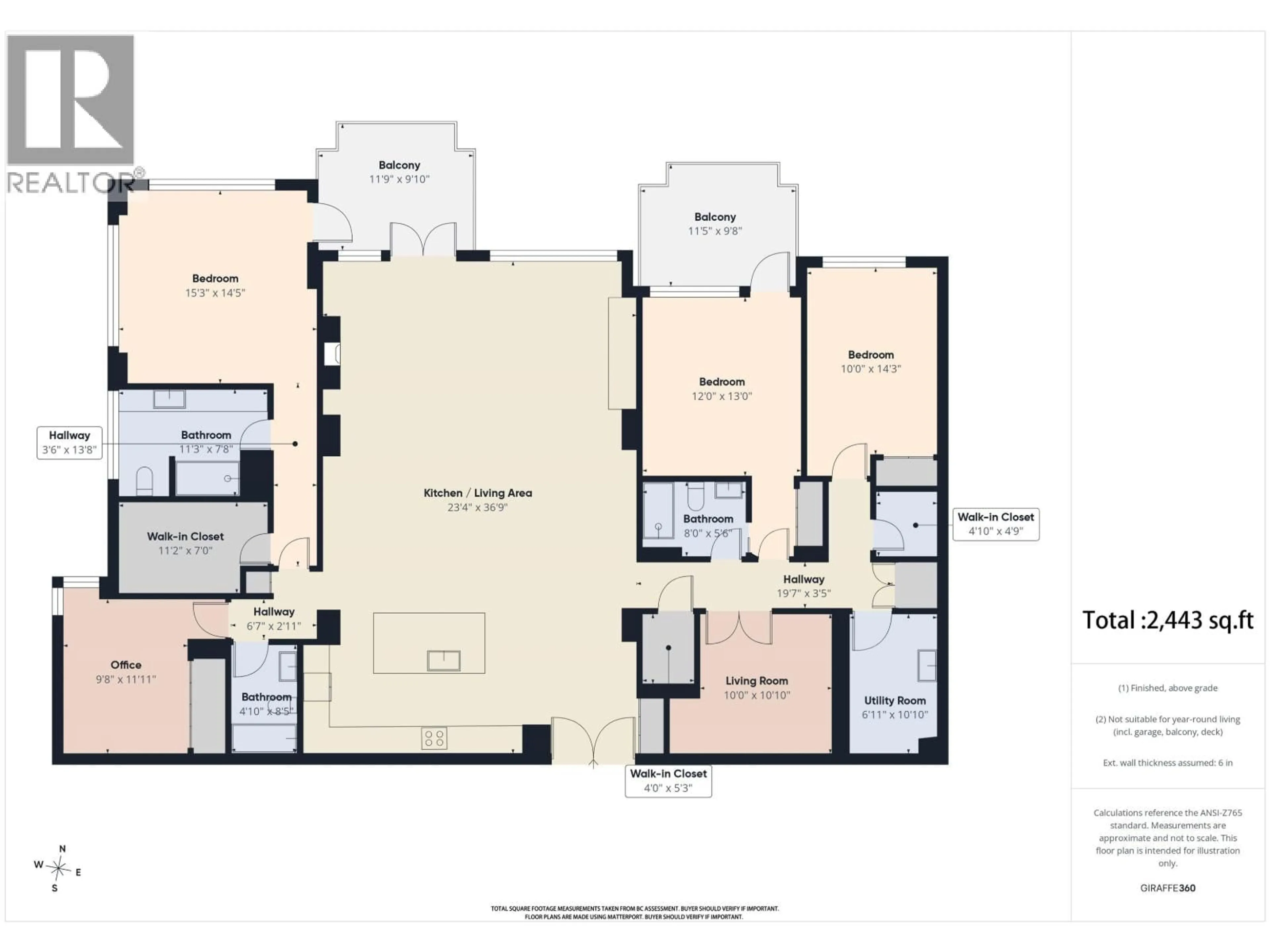 Floor plan for 210 - 5055 SPRINGS BOULEVARD, Tsawwassen British Columbia V4M0A5