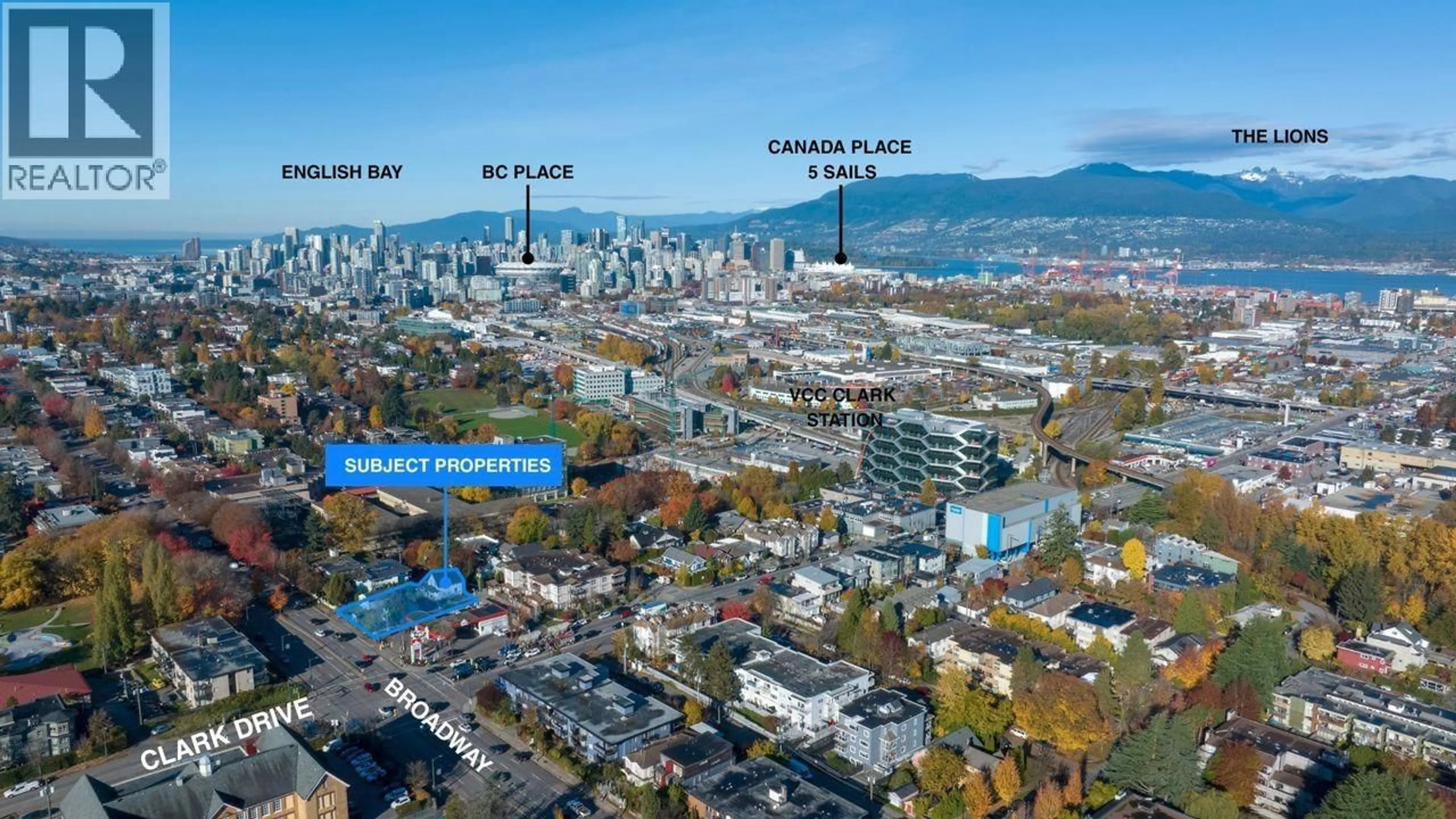A pic from outside/outdoor area/front of a property/back of a property/a pic from drone, city buildings view from balcony for 1237 BROADWAY, Vancouver British Columbia V5T1Y8