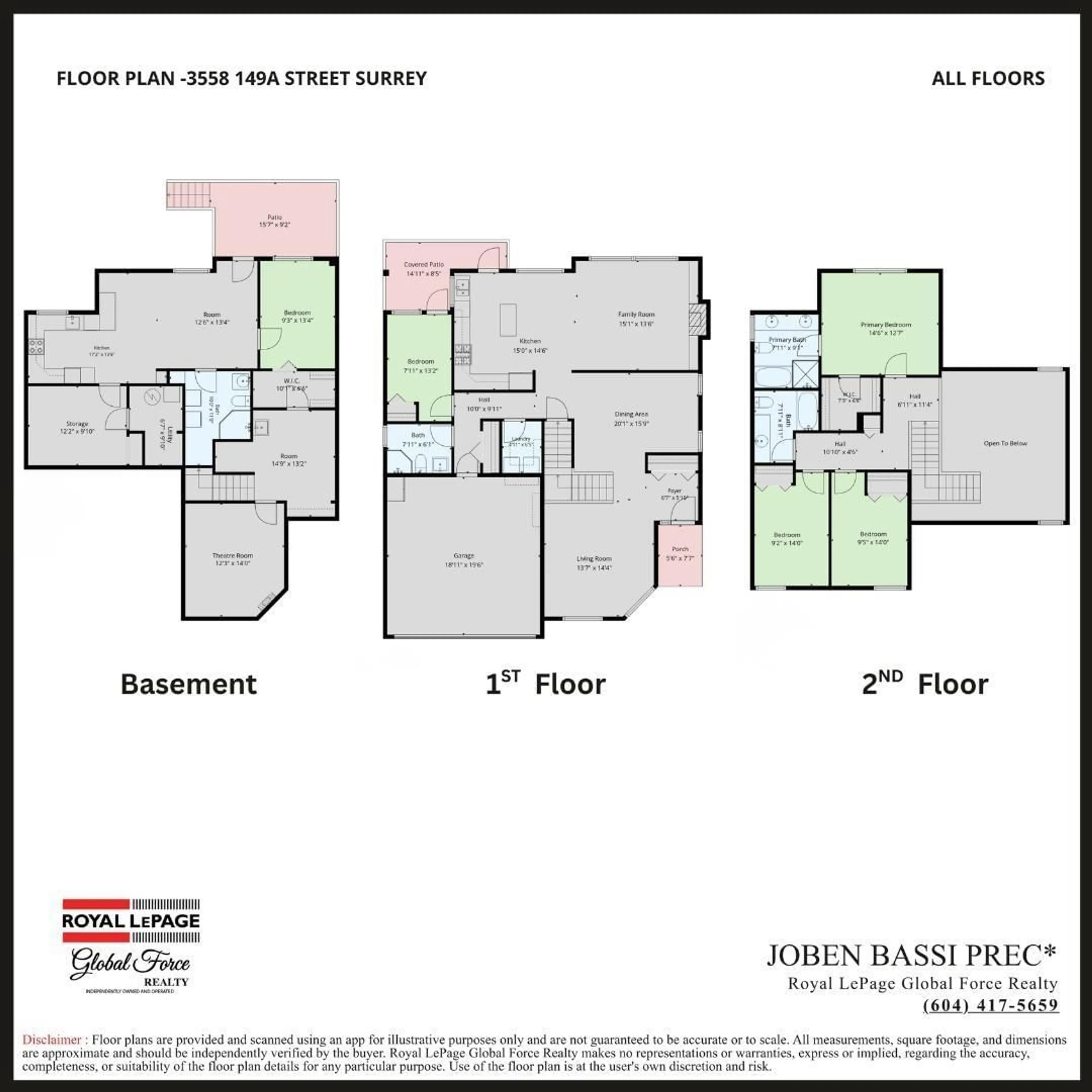 Floor plan for 3558 149A STREET, Surrey British Columbia V3Z0T4