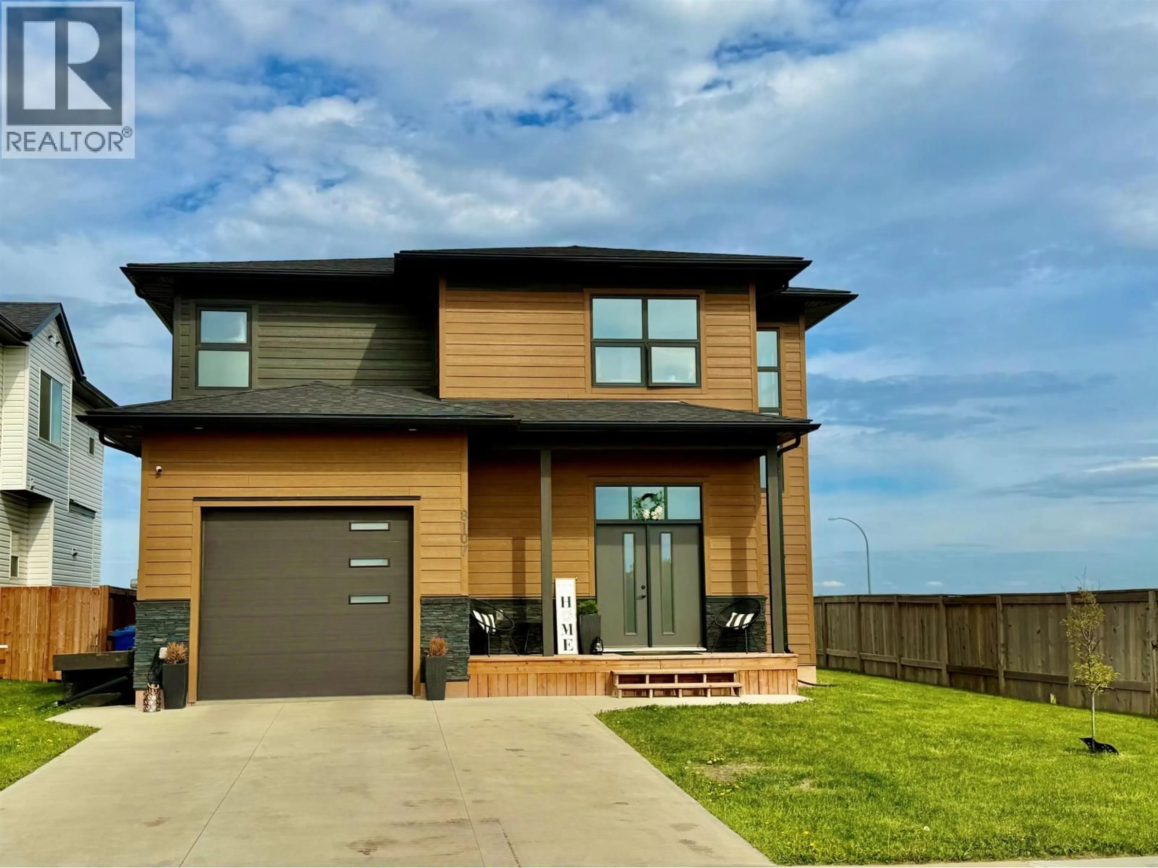 Home with brick exterior material, street for 8107 81A STREET, Fort St. John British Columbia V1J0P6