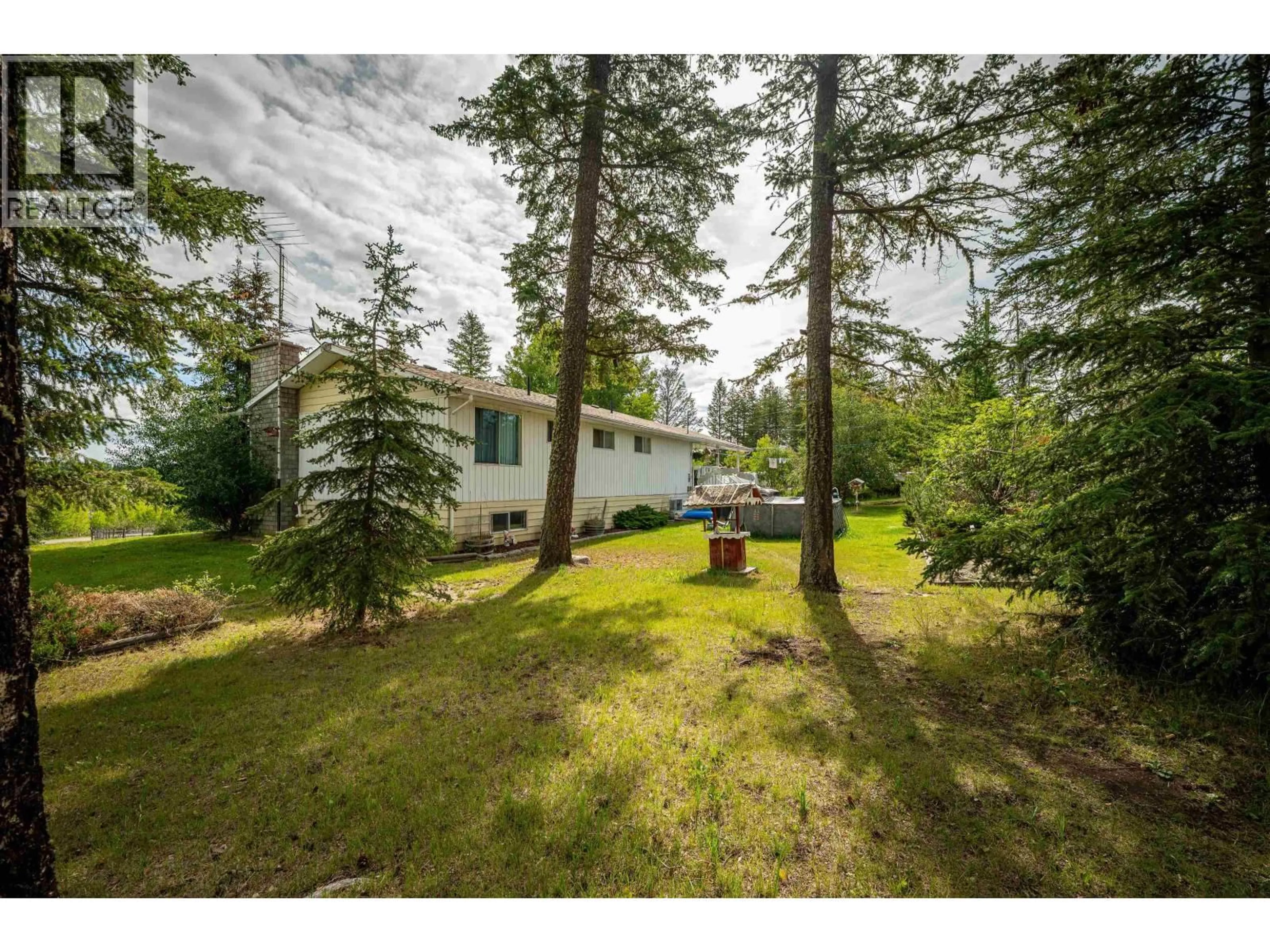 A pic from outside/outdoor area/front of a property/back of a property/a pic from drone, forest/trees view for 3054 DOG CREEK ROAD, Williams Lake British Columbia V2G4X2