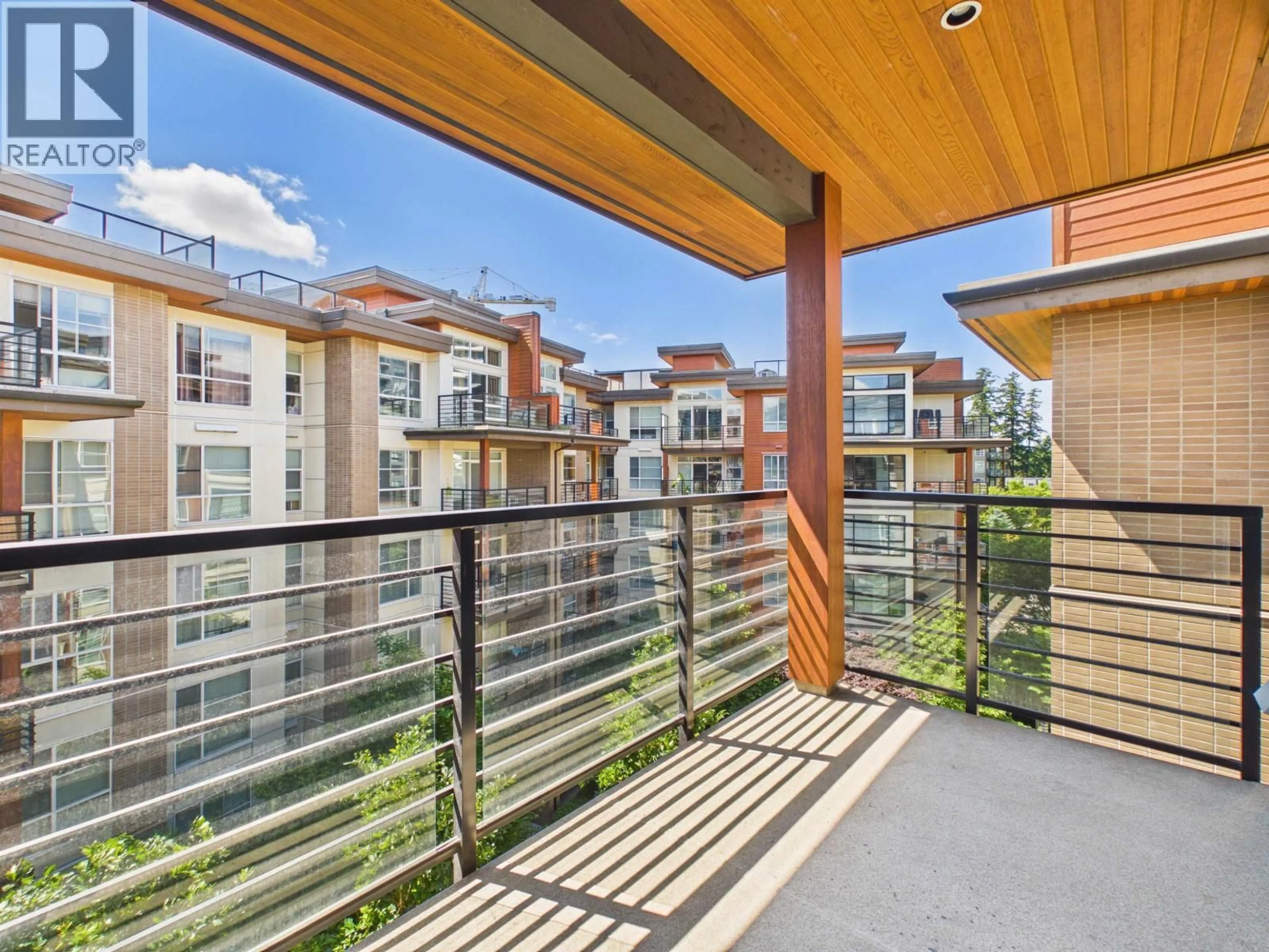 Balcony in the apartment, city buildings view from balcony for 605 - 5981 GRAY AVENUE, Vancouver British Columbia V6S0G1