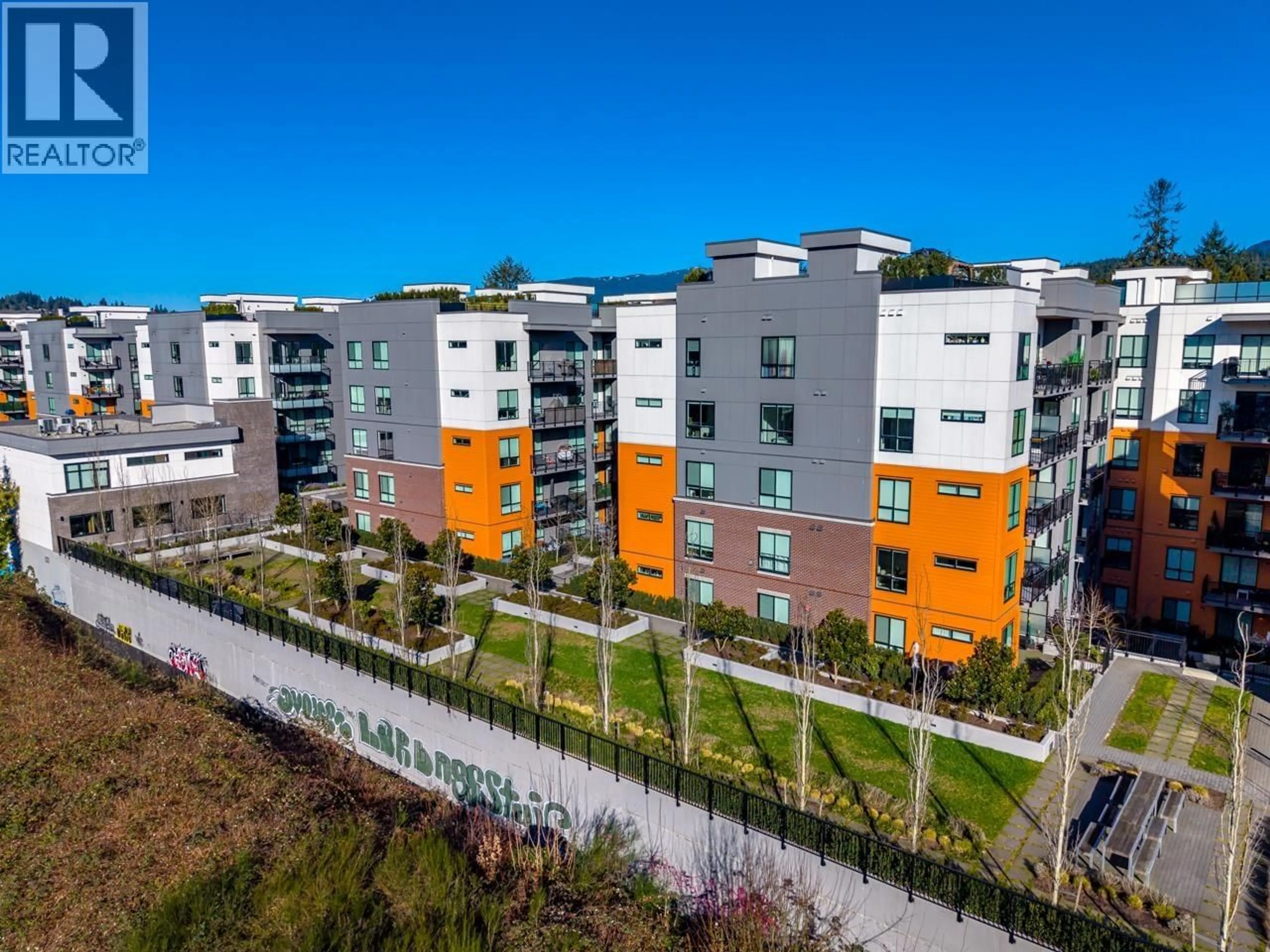 A pic from outside/outdoor area/front of a property/back of a property/a pic from drone, street for 231 - 55 KLAHANIE DRIVE, Port Moody British Columbia V3H0M9