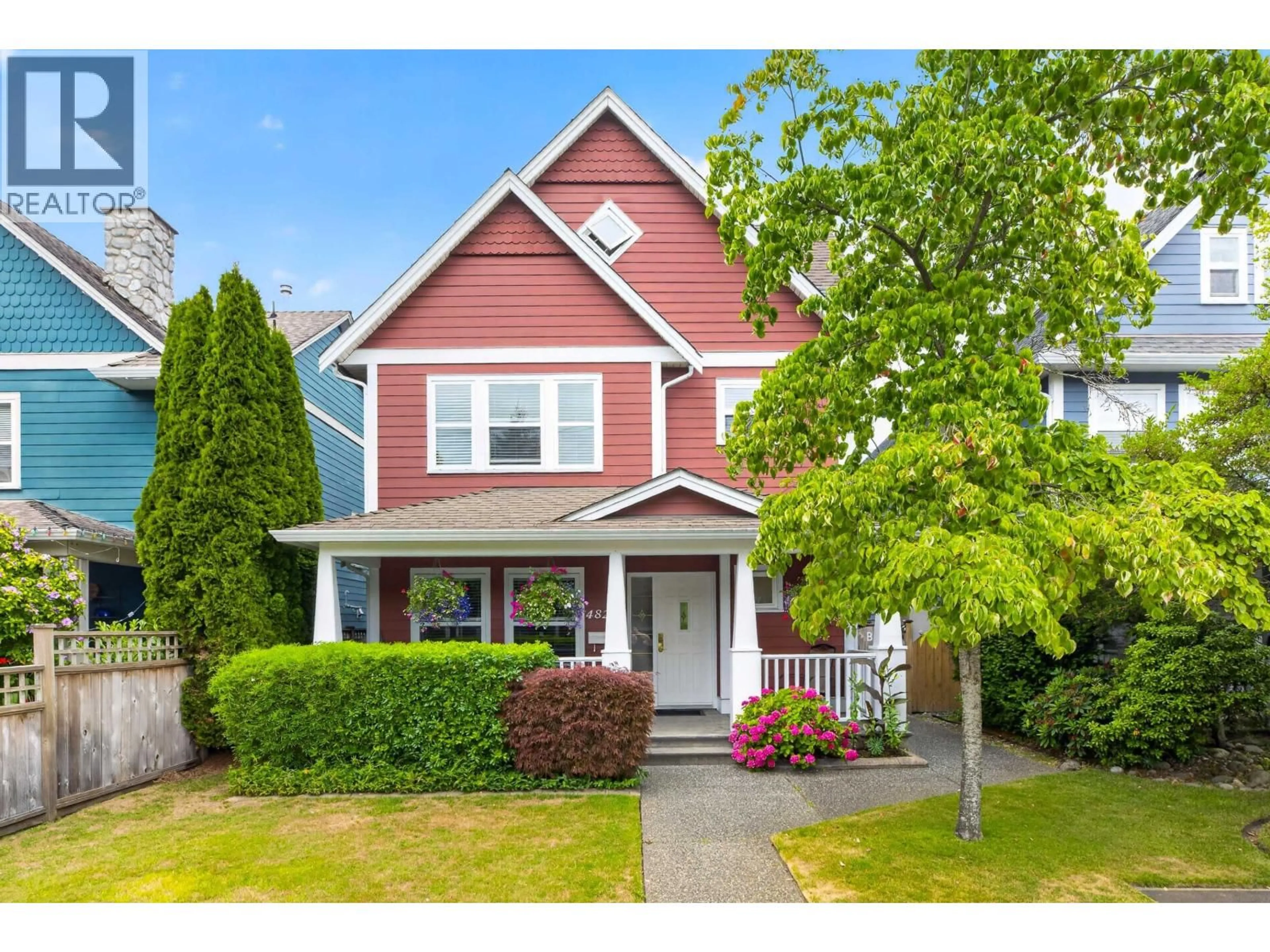 Home with vinyl exterior material, street for 4827 47A AVENUE, Delta British Columbia V4K1T2