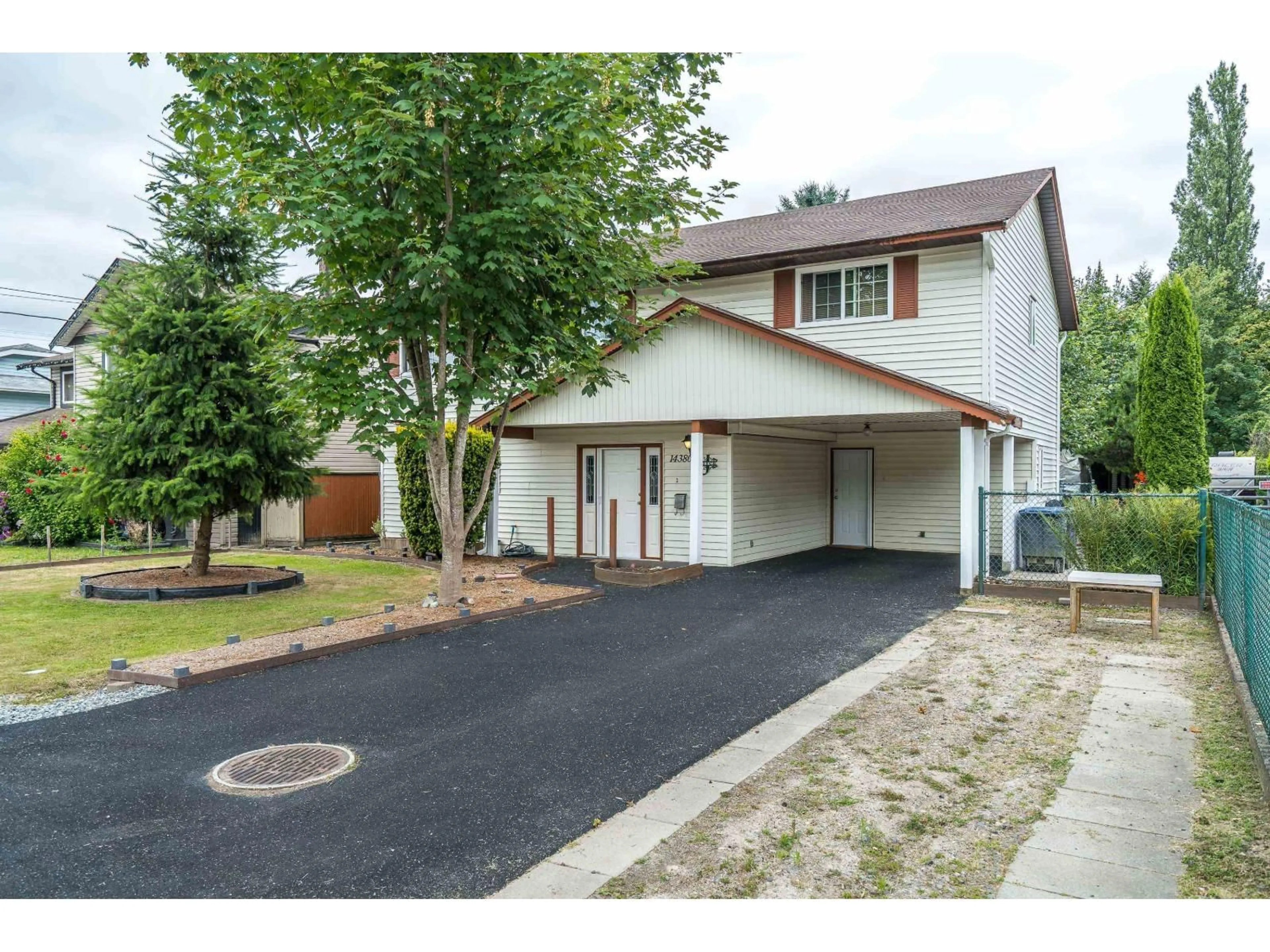 Home with vinyl exterior material, street for 14380 66 AVENUE, Surrey British Columbia V3W2B8