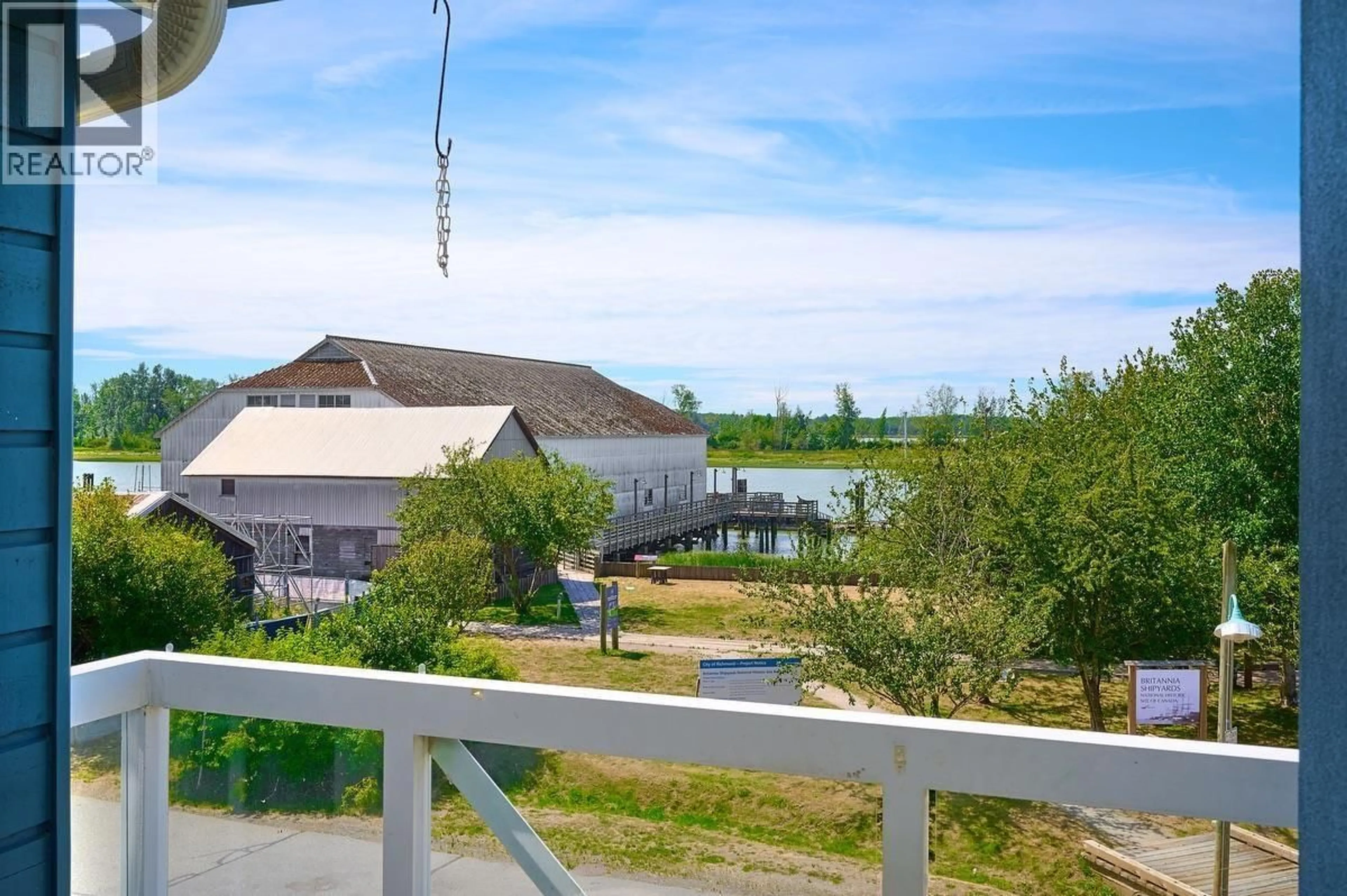 A pic from outside/outdoor area/front of a property/back of a property/a pic from drone, water/lake/river/ocean view for 211 - 12911 RAILWAY AVENUE, Richmond British Columbia V7E6L8