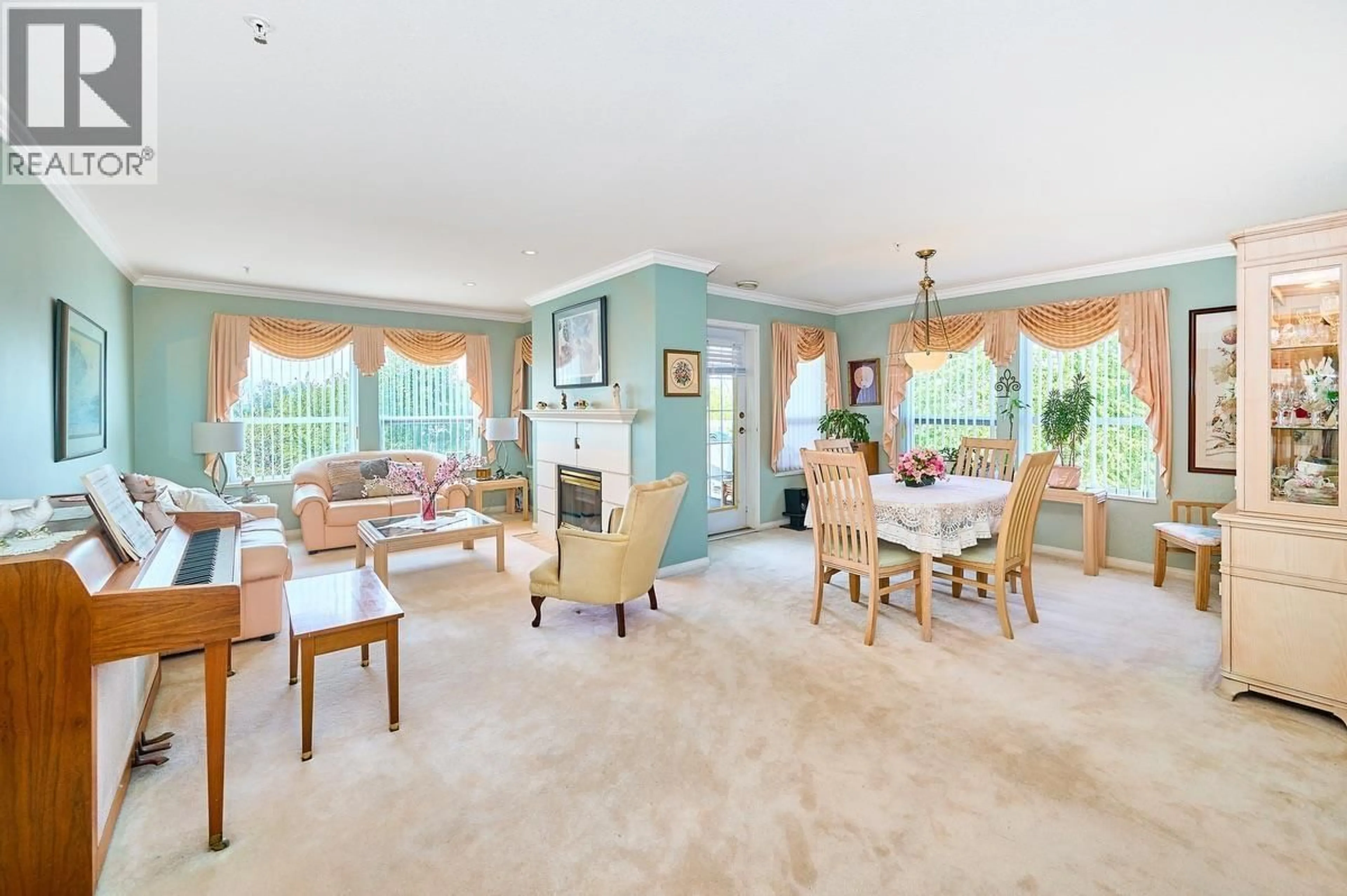 Living room with furniture, ceramic/tile floor for 211 - 12911 RAILWAY AVENUE, Richmond British Columbia V7E6L8