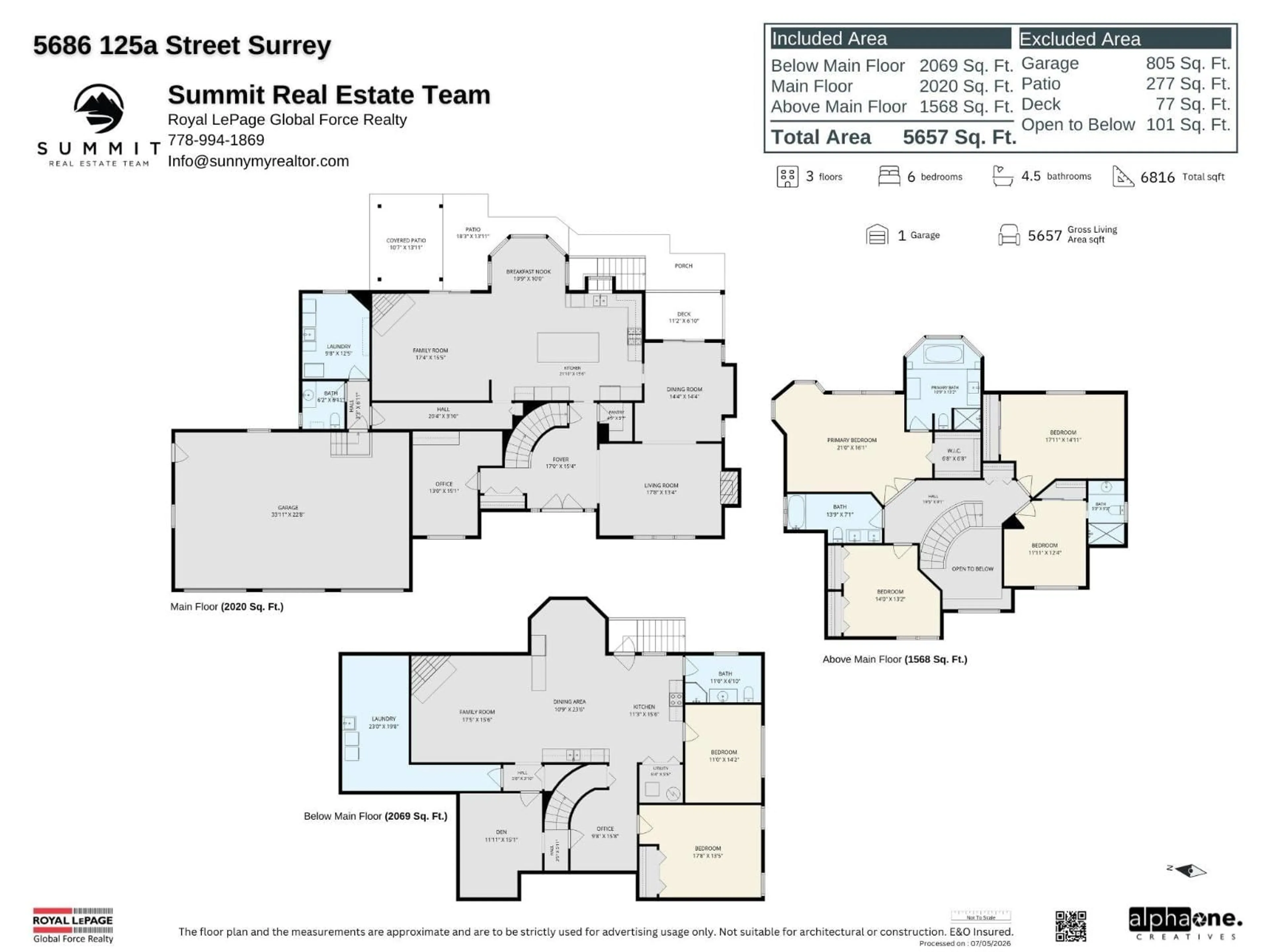 Floor plan for 5686 125A STREET, Surrey British Columbia V3X3G8
