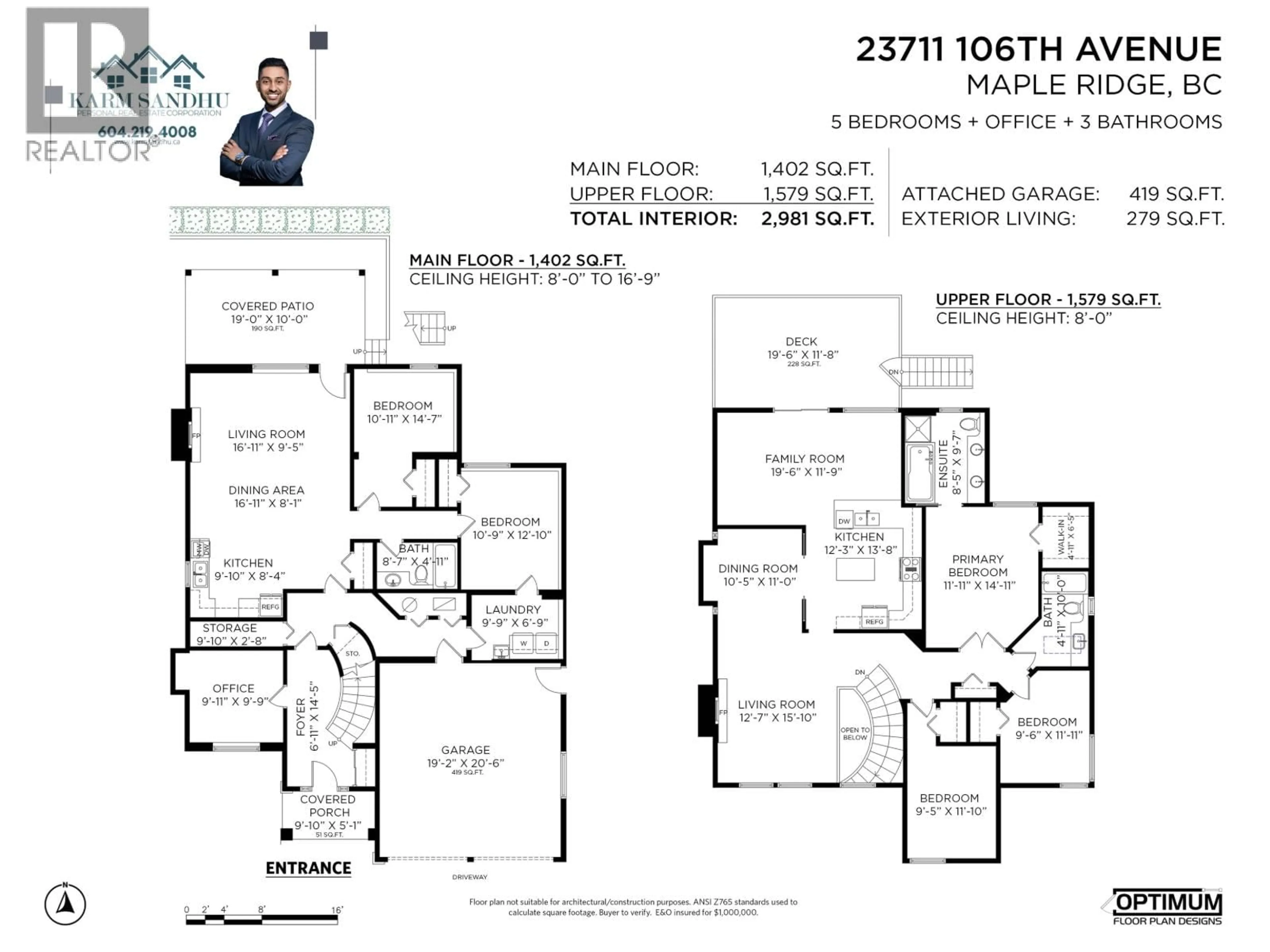 Floor plan for 23711 106 AVENUE, Maple Ridge British Columbia V2W1B4