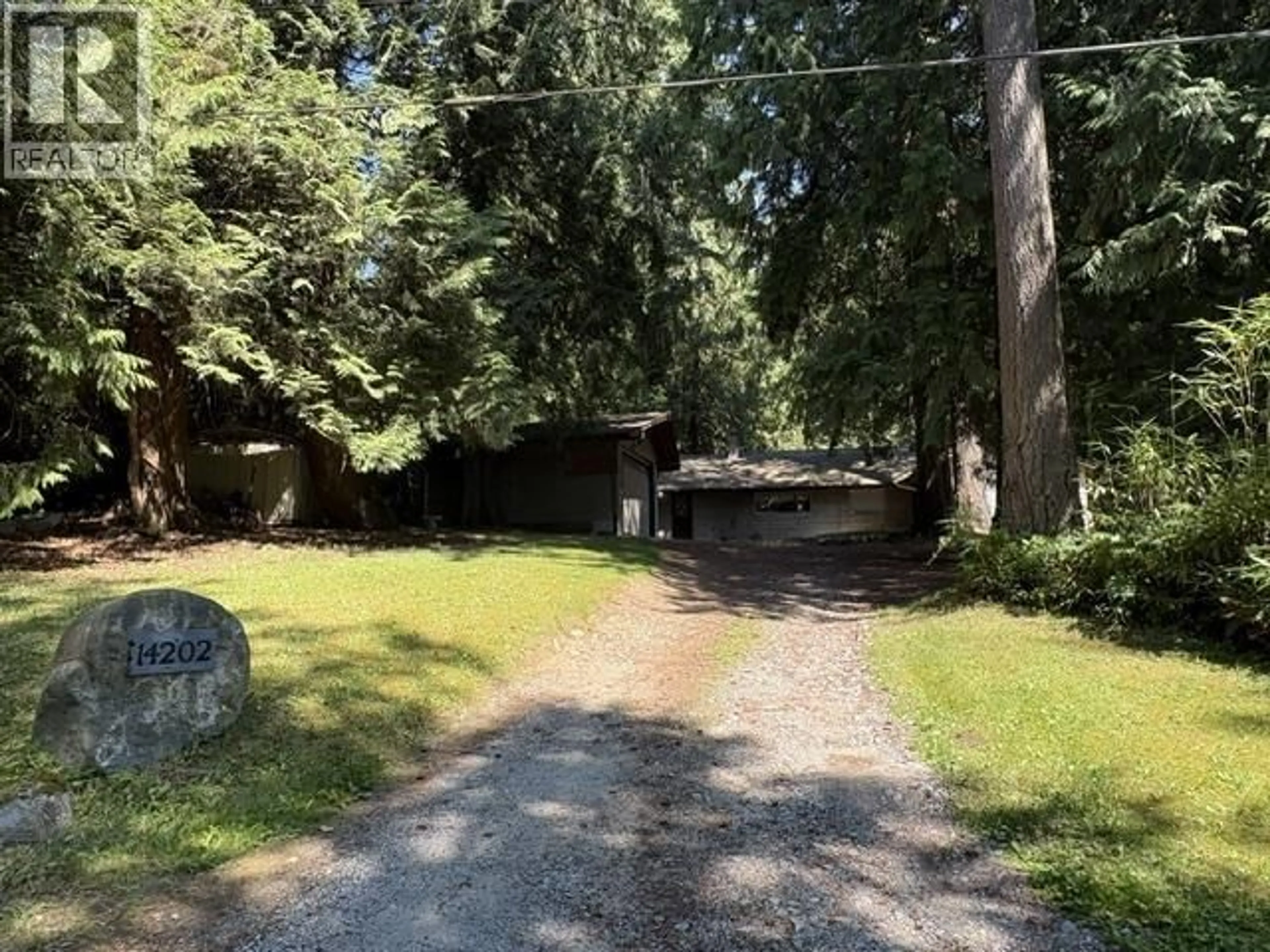 A pic from outside/outdoor area/front of a property/back of a property/a pic from drone, unknown for 14202 MARC ROAD, Maple Ridge British Columbia V4R2G5