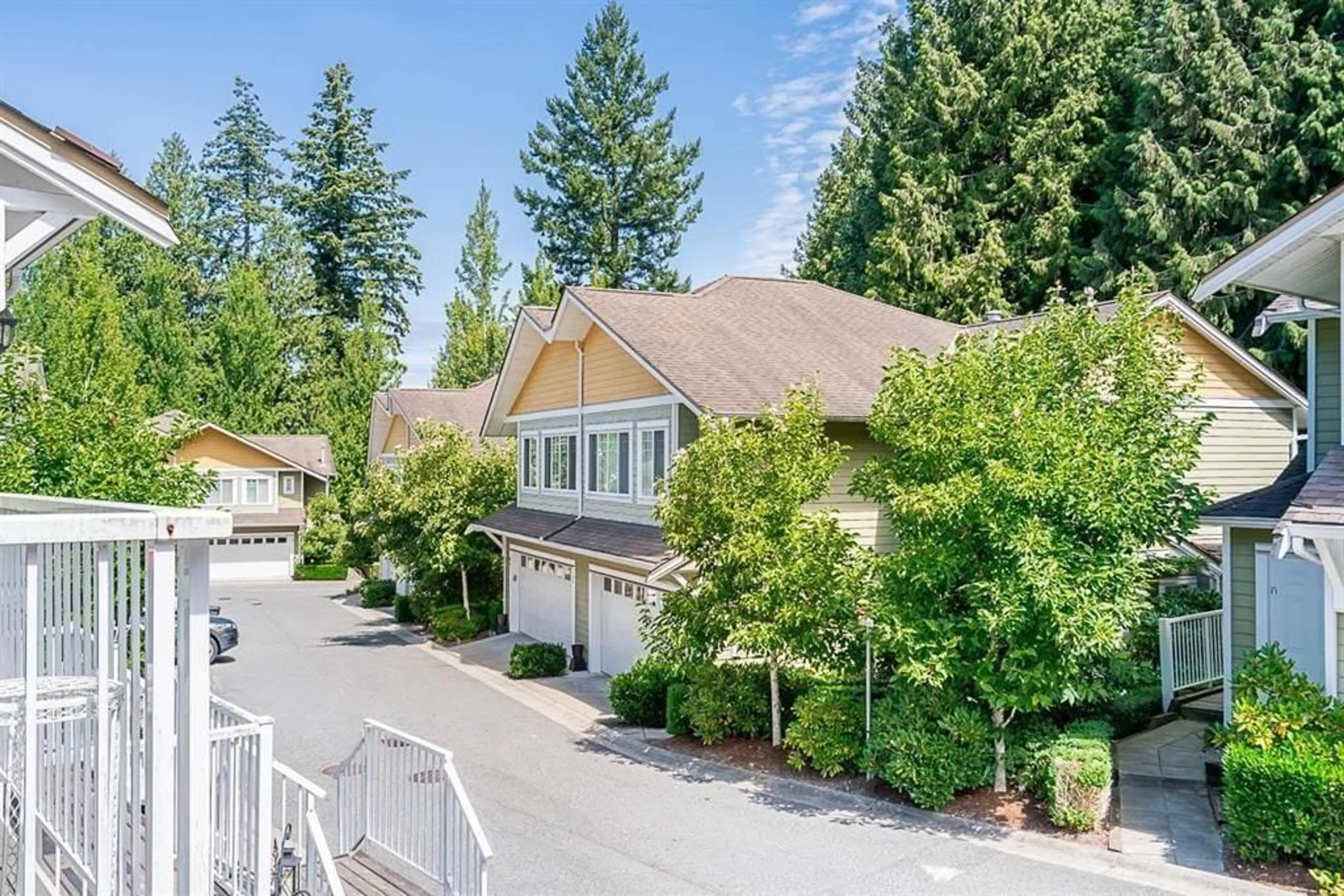A pic from outside/outdoor area/front of a property/back of a property/a pic from drone, mountain view for 35 - 6110 138 STREET, Surrey British Columbia V3X3V6