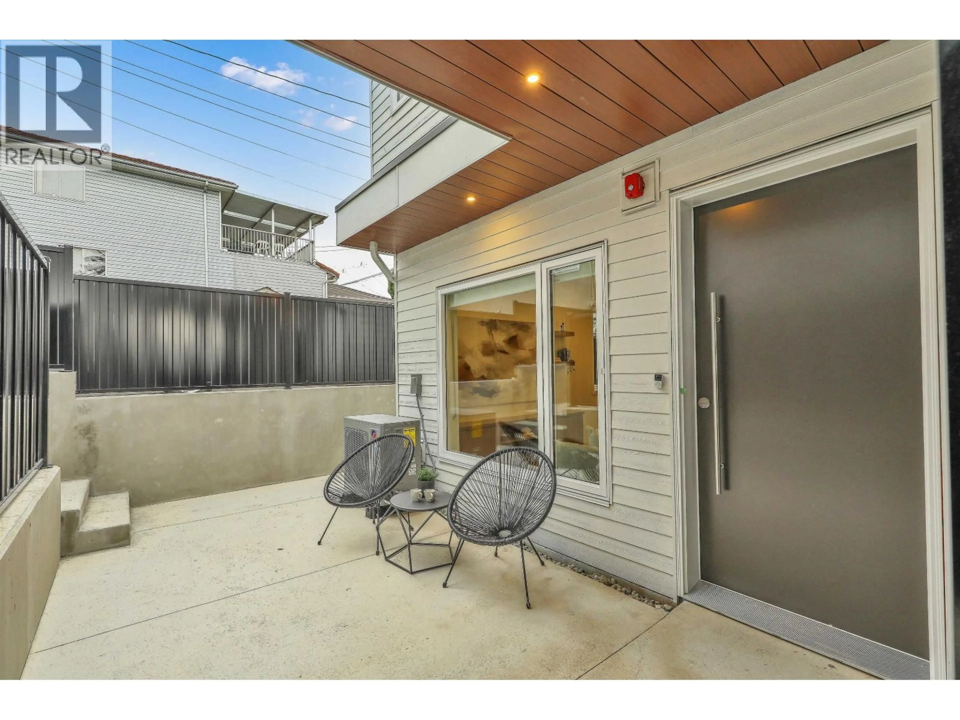 Patio, street for 1 - 3183 GRAVELEY STREET, Vancouver British Columbia V5K3K7