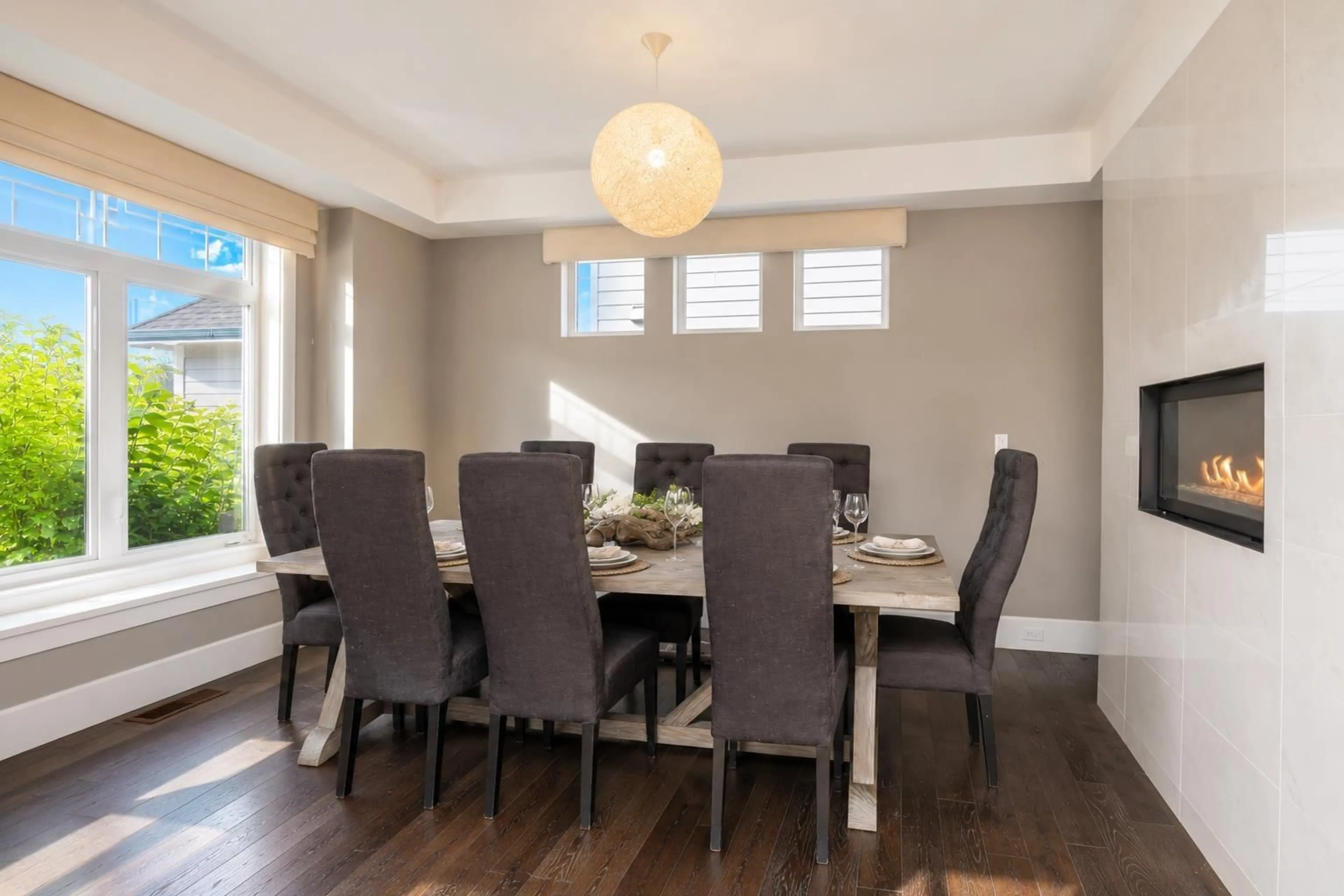 Dining room, wood/laminate floor for 7 - 24455 61 AVENUE, Langley British Columbia V2Y0R4