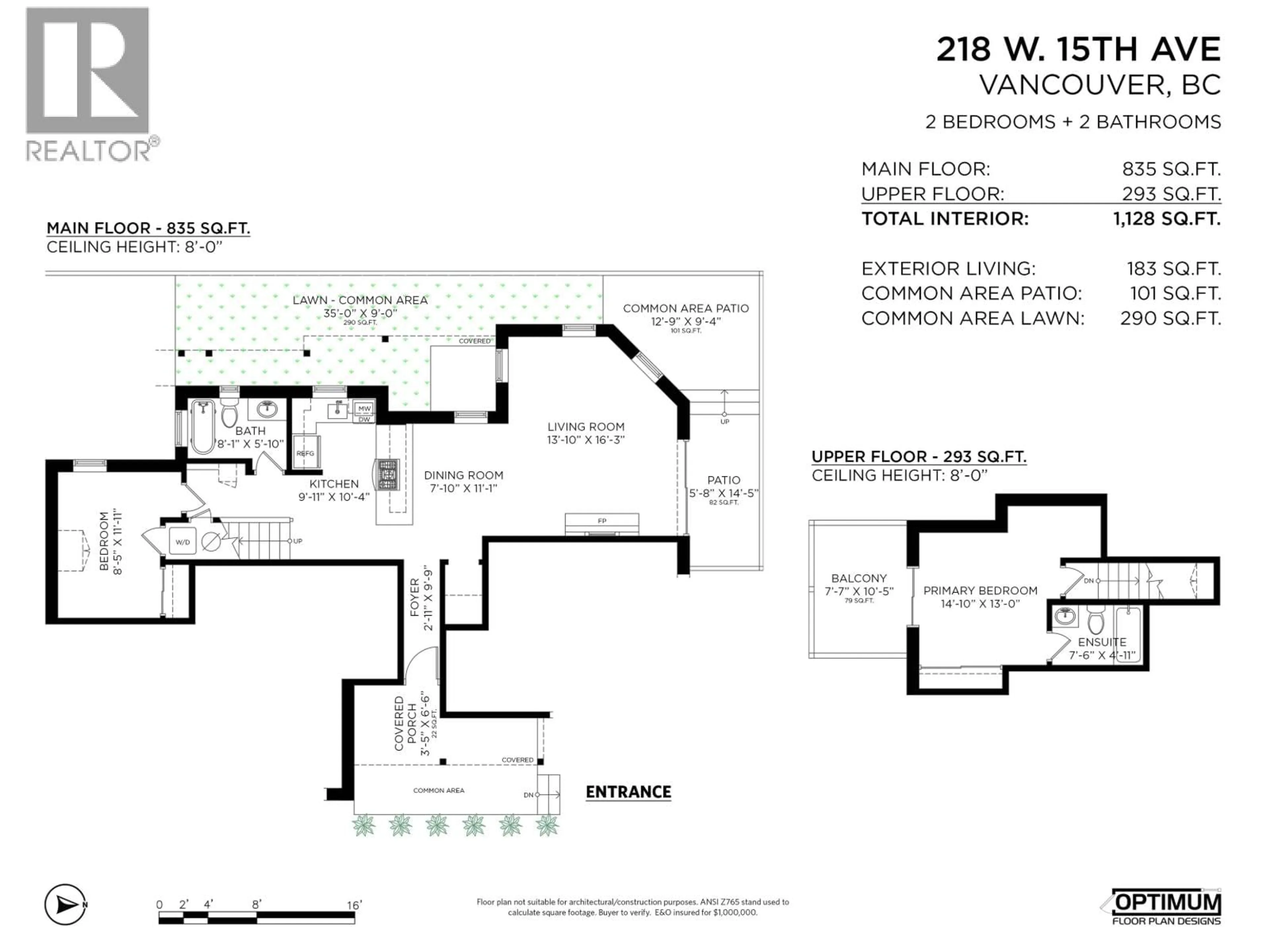 Floor plan for 218 15TH AVENUE, Vancouver British Columbia V5Y1X9