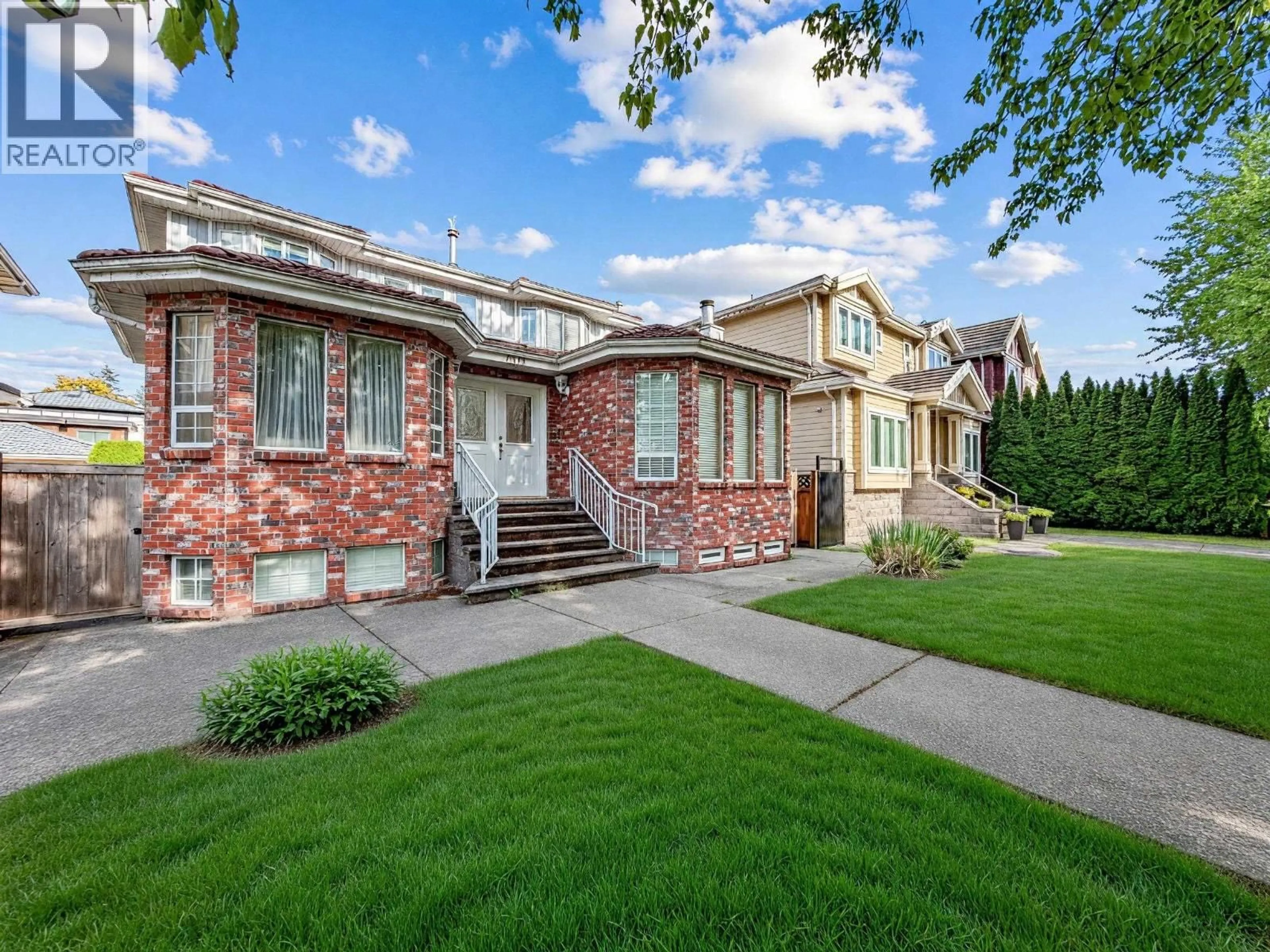 Home with brick exterior material, street for 6332 BROOKS STREET, Vancouver British Columbia V5S3J4