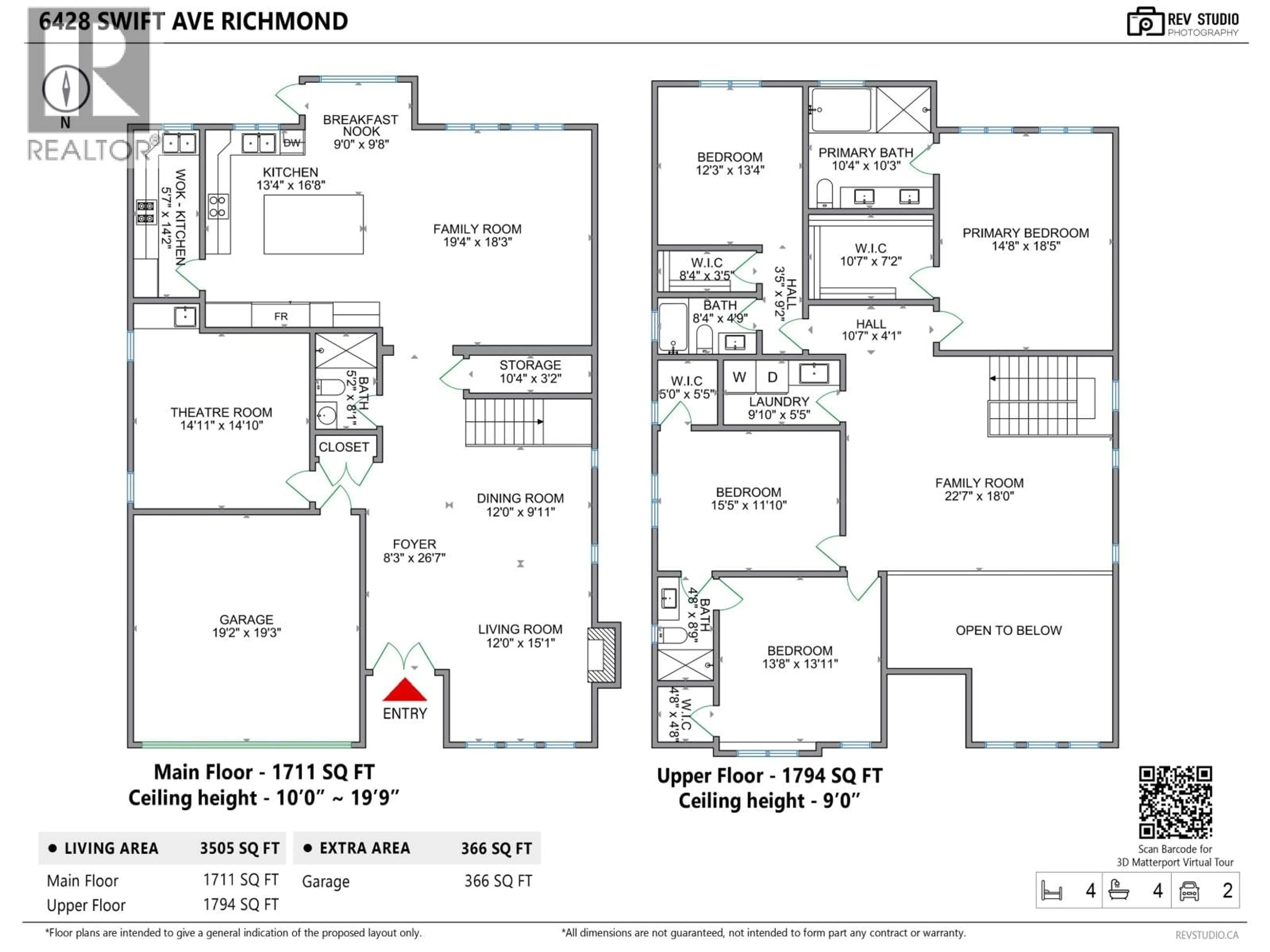 Floor plan for 6428 SWIFT AVENUE, Richmond British Columbia V7E4H1