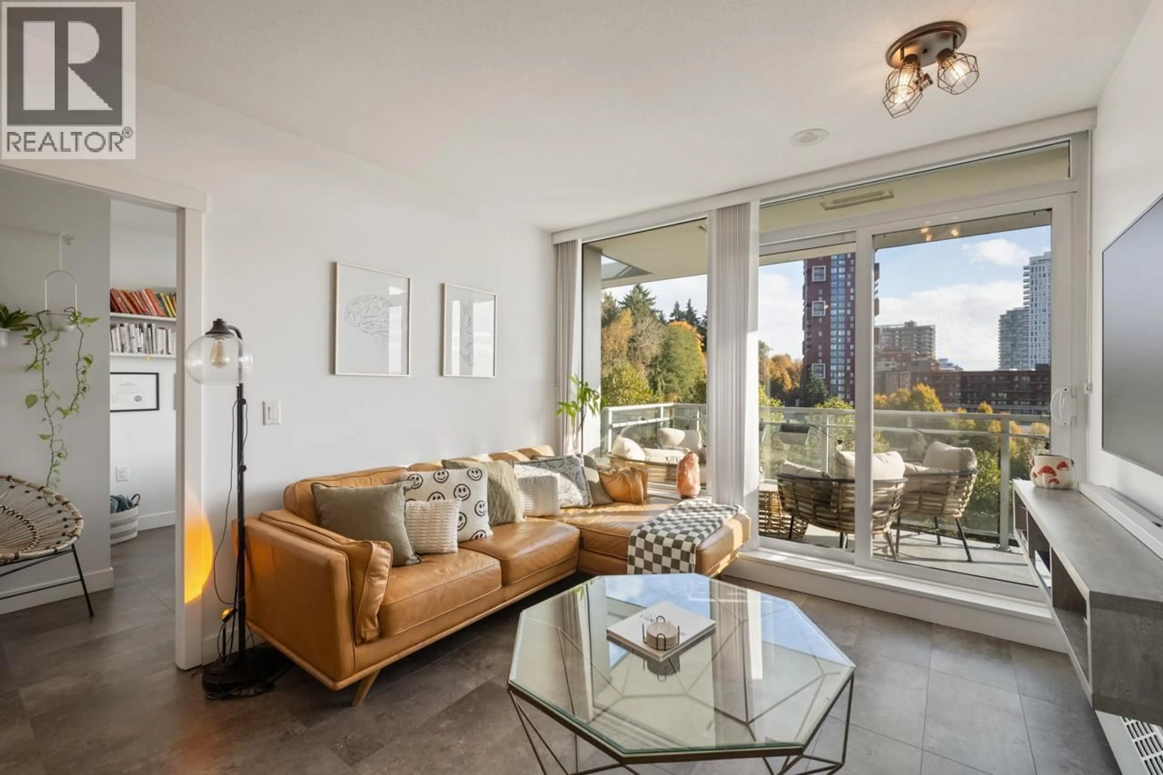 Living room with furniture, unknown for 601 - 3281 KENT AVENUE NORTH, Vancouver British Columbia V5S0C4