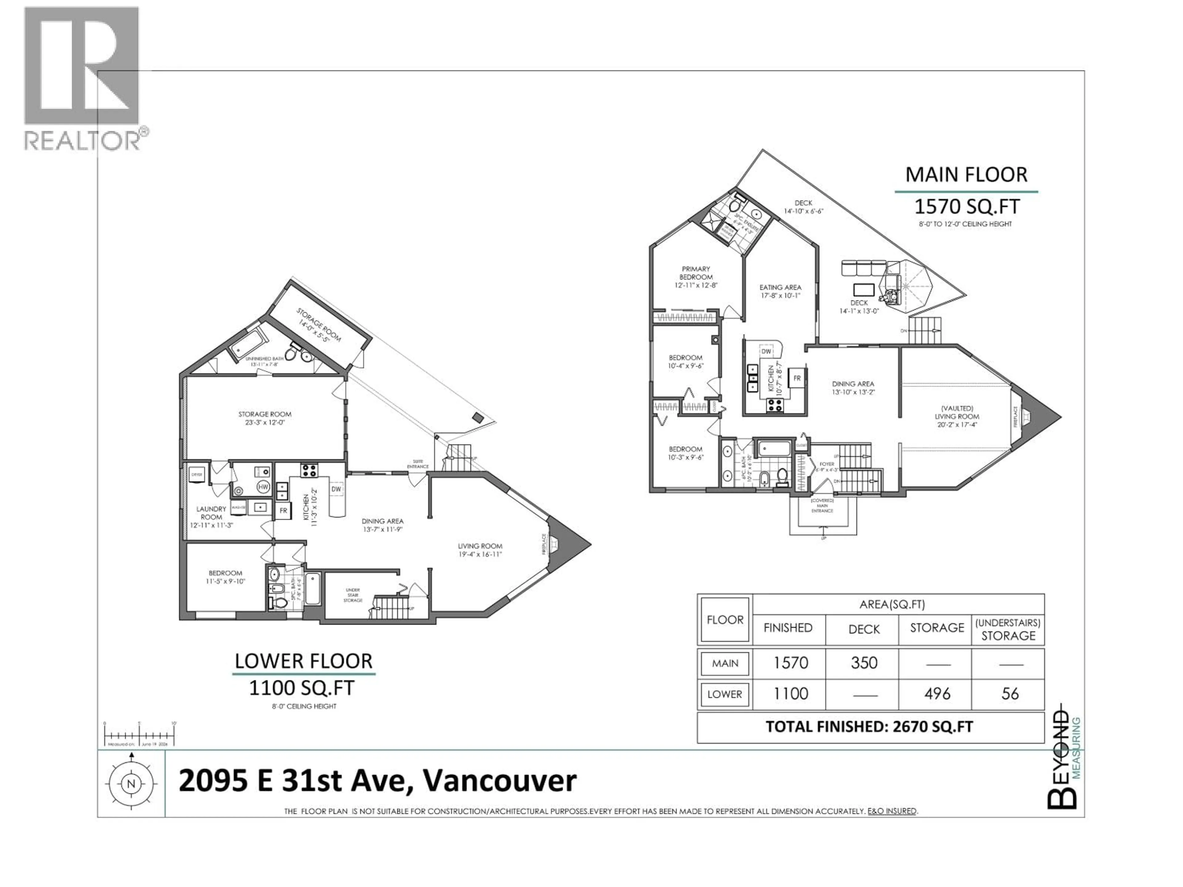 Floor plan for 2095 31ST AVENUE, Vancouver British Columbia V5N3B3