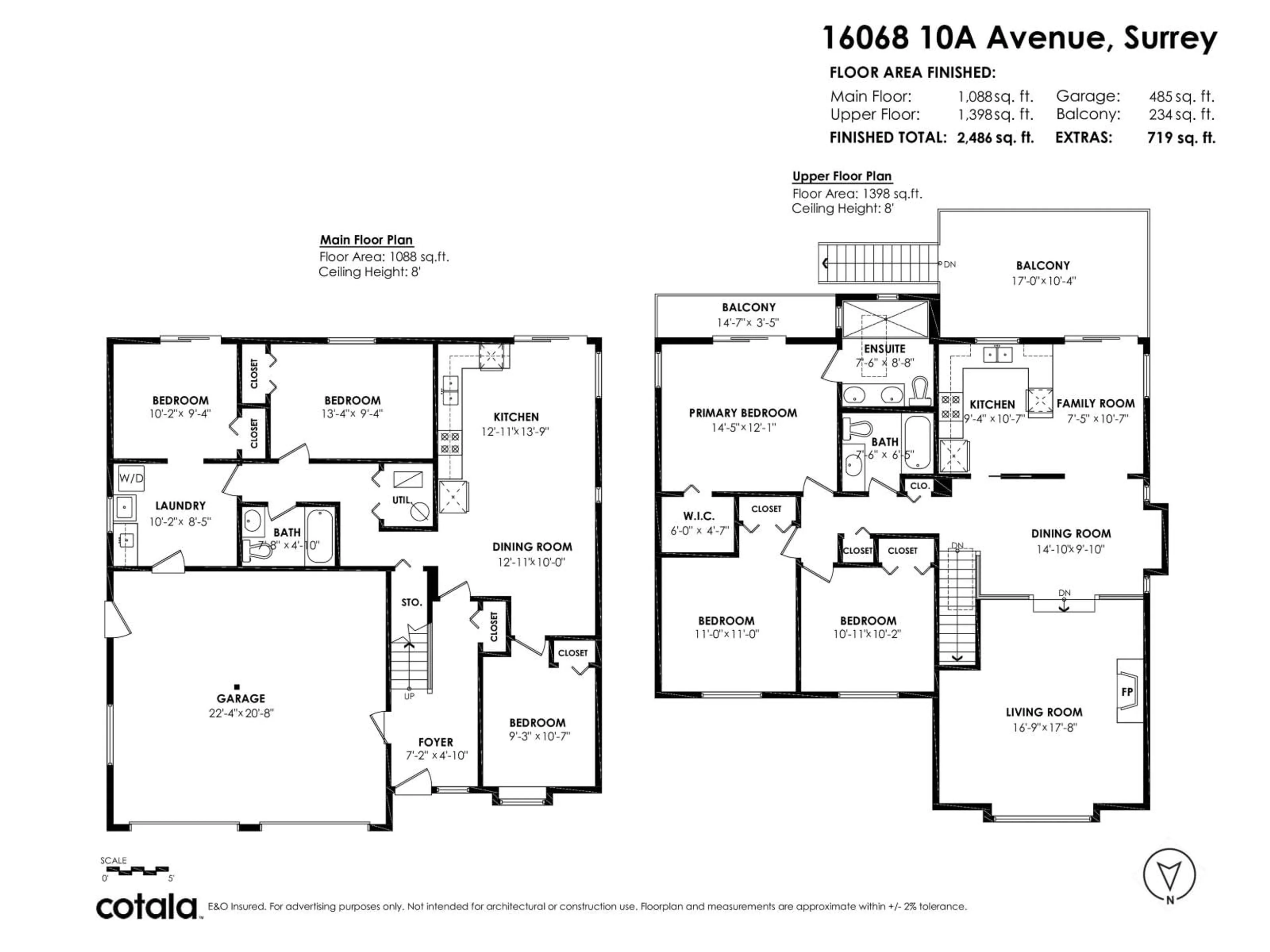 Floor plan for 16068 10A AVENUE, Surrey British Columbia V4A7W8