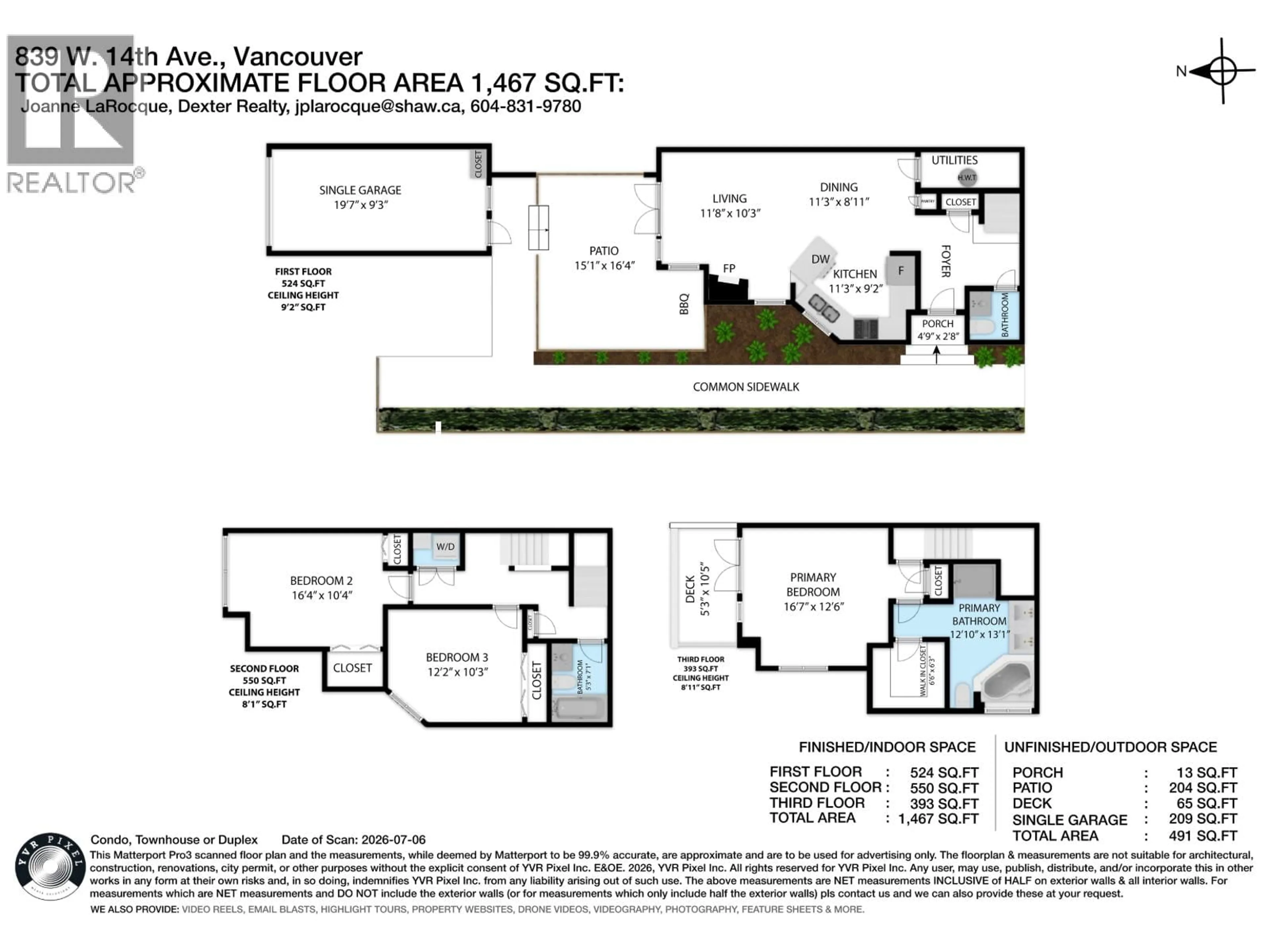 Floor plan for 839 14TH AVENUE, Vancouver British Columbia V5Z1R2