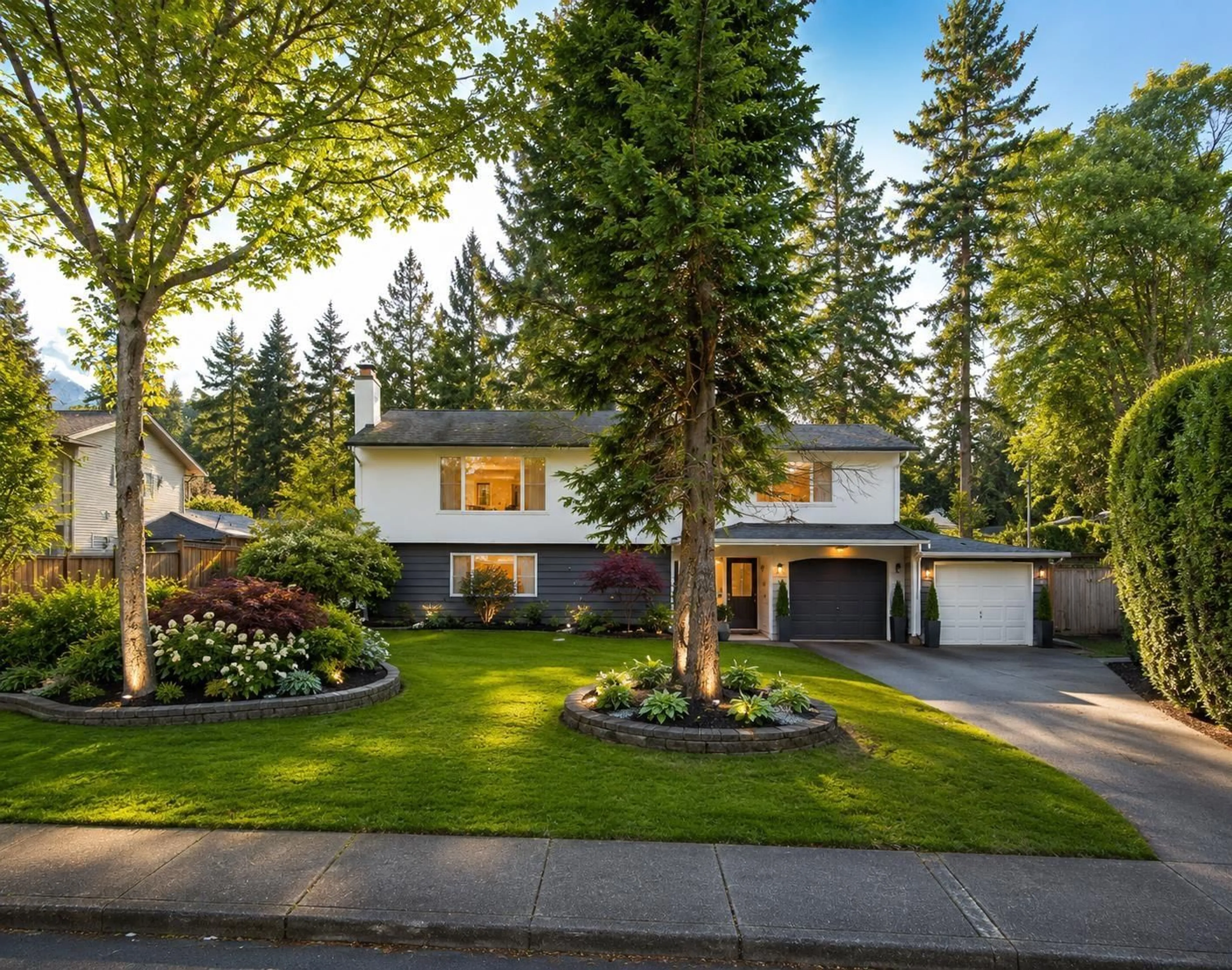 Home with vinyl exterior material, street for 20670 46 AVENUE, Langley British Columbia V3A3H9
