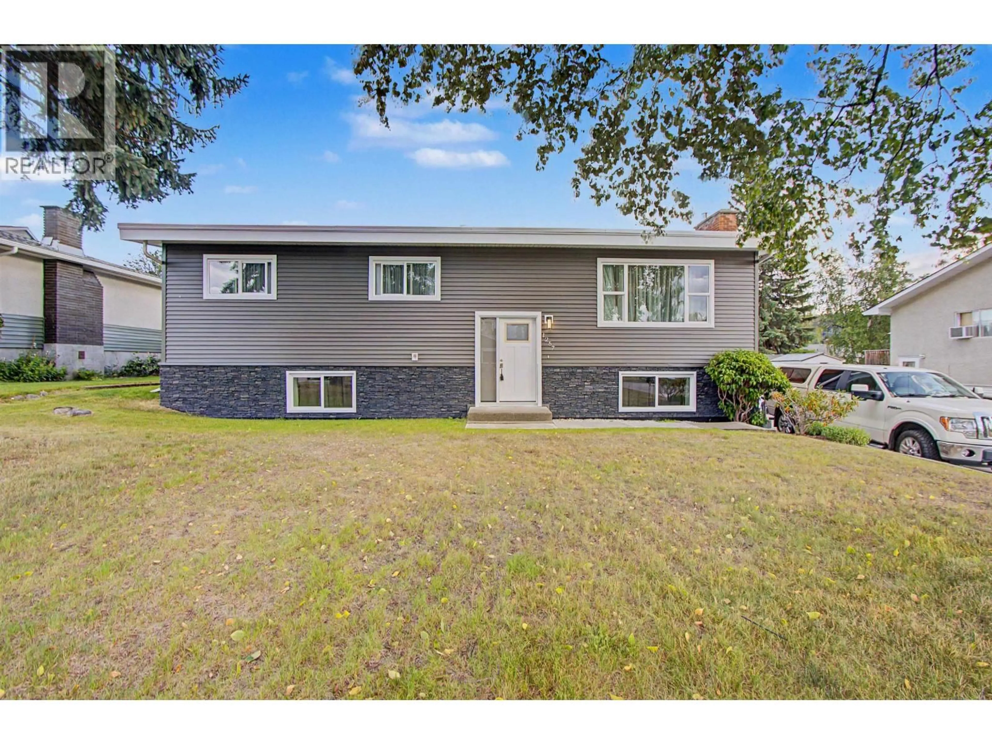Home with vinyl exterior material, street for 1257 ALEZA CRESCENT, Prince George British Columbia V2M4E5