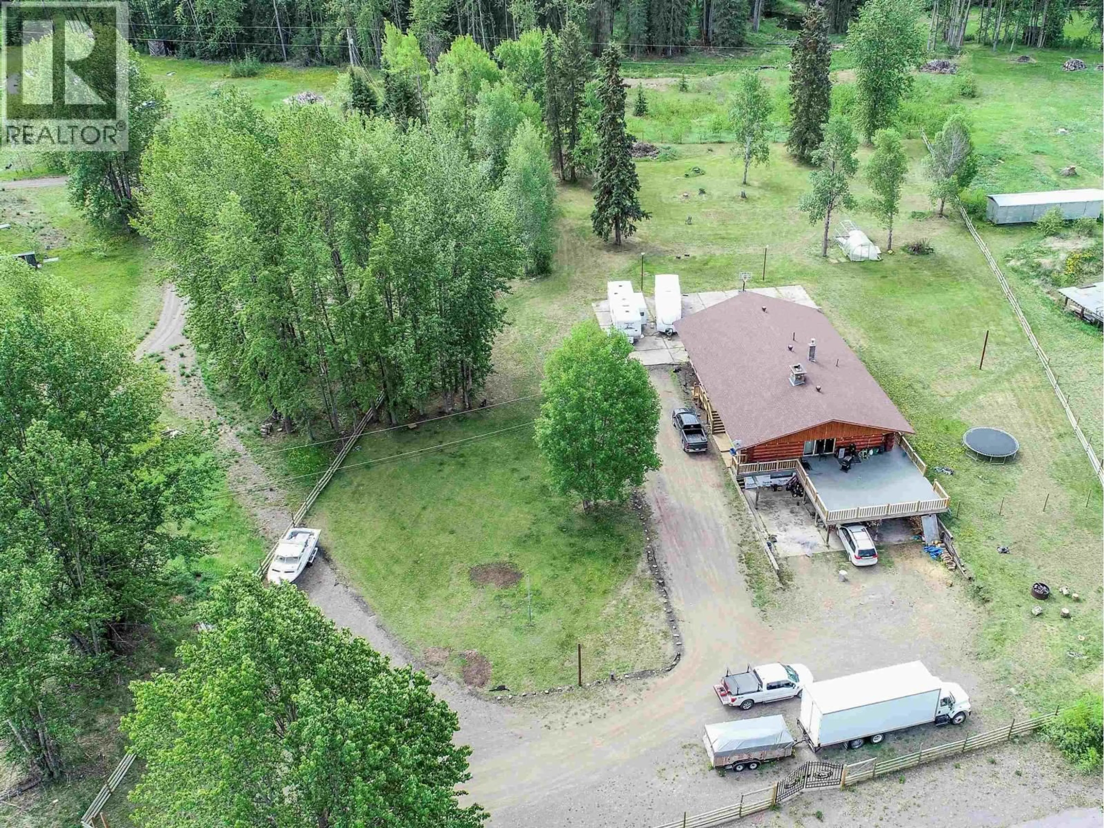 A pic from outside/outdoor area/front of a property/back of a property/a pic from drone, forest/trees view for 10887 BYE ROAD, Houston British Columbia V0J1Z2