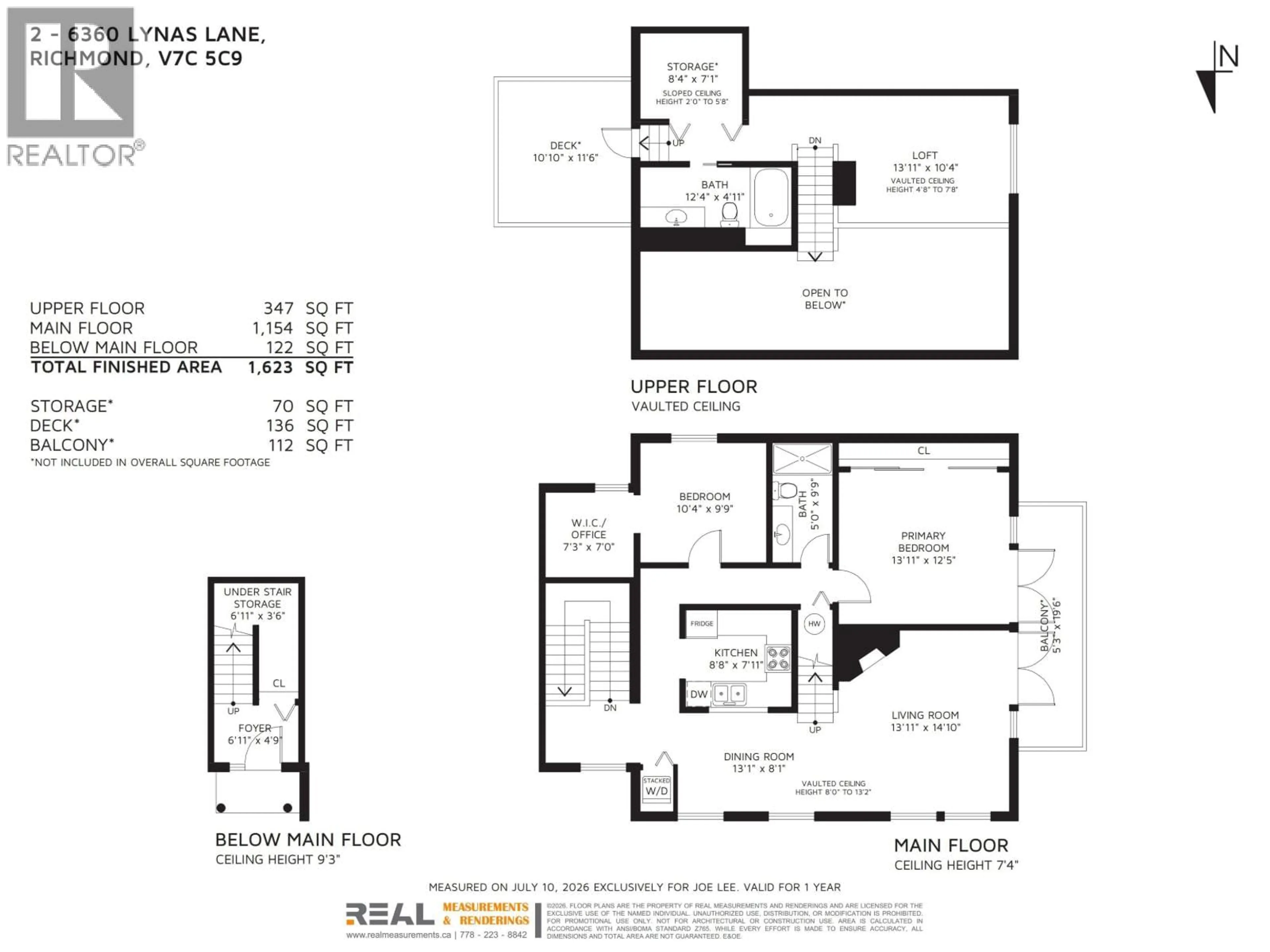 Floor plan for 2 - 6360 LYNAS LANE, Richmond British Columbia V7C5C9