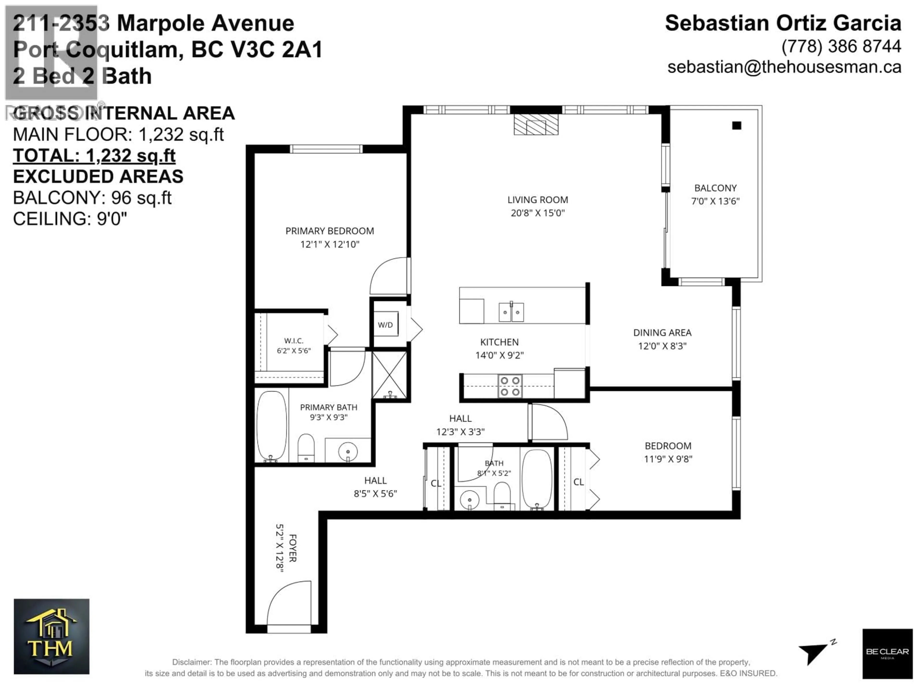 Floor plan for 211 - 2353 MARPOLE AVENUE, Port Coquitlam British Columbia V3C2A1