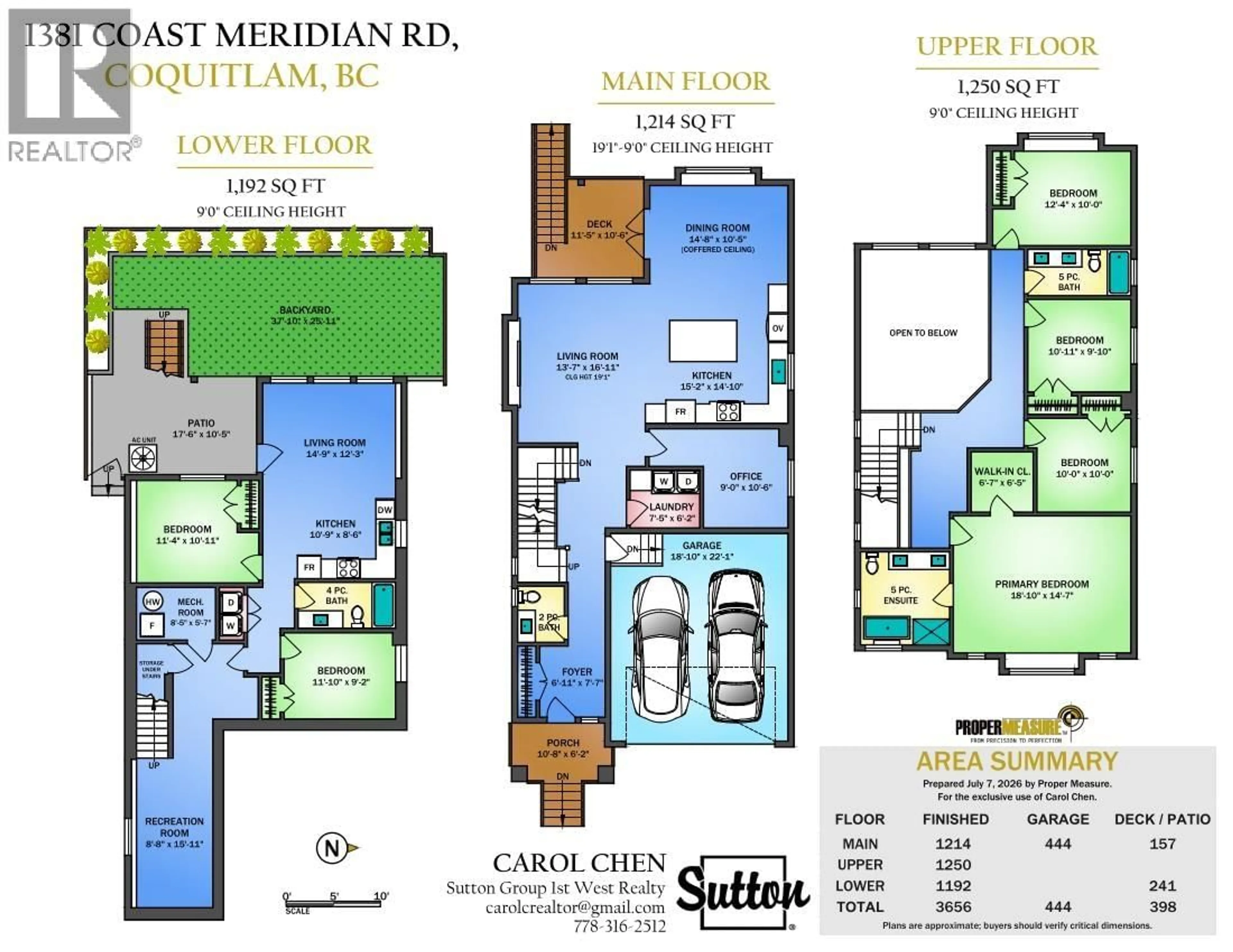 Floor plan for 1381 COAST MERIDIAN ROAD, Coquitlam British Columbia V3E3H1