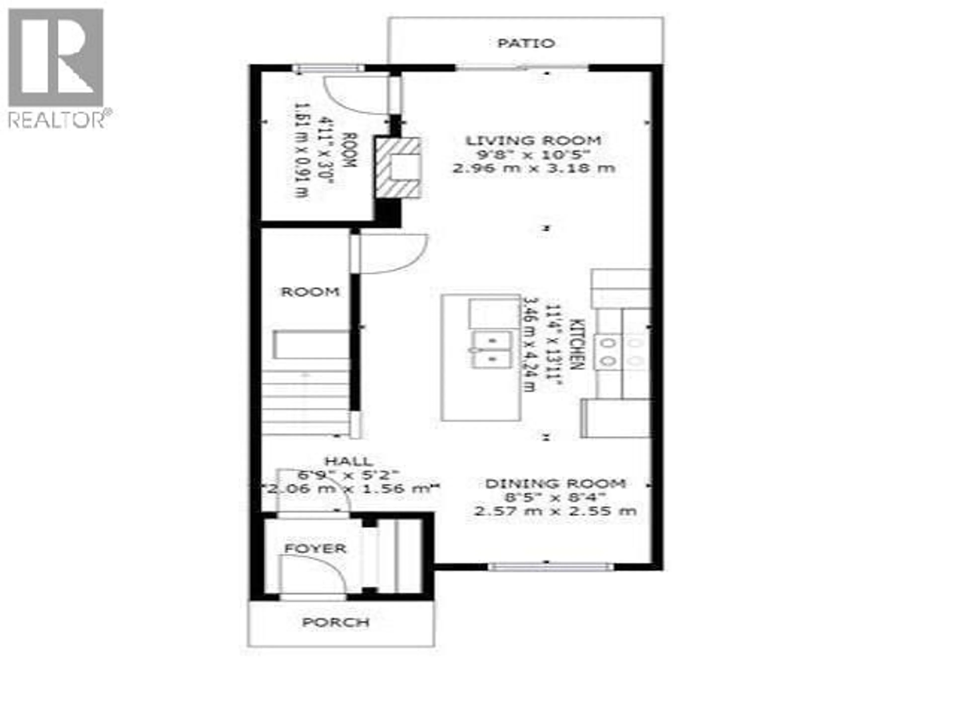 Floor plan for 115 - 11008 102 AVENUE, Fort St. John British Columbia V1J0L9