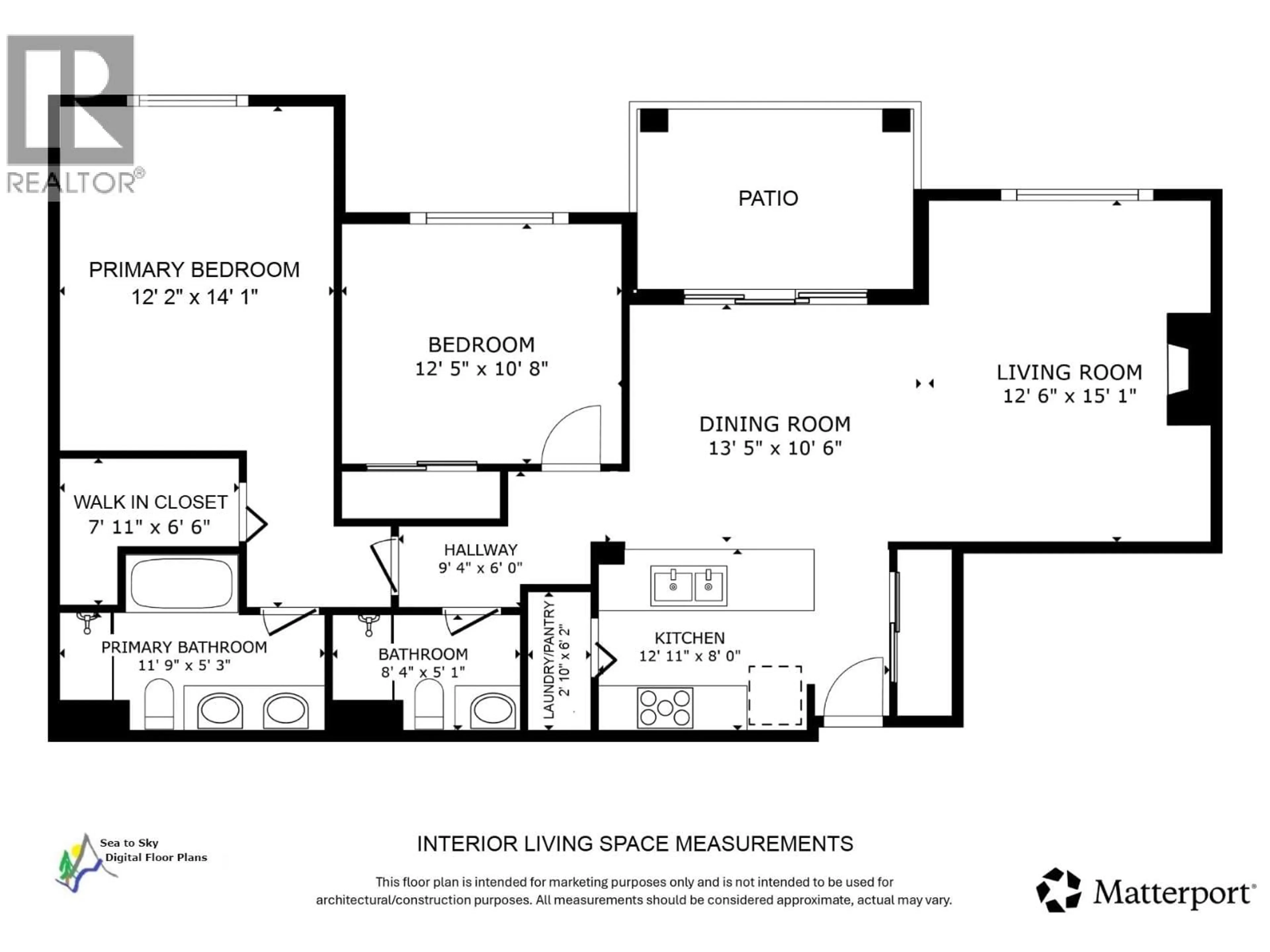 Floor plan for 608 - 1211 VILLAGE GREEN WAY, Squamish British Columbia V8B0R7