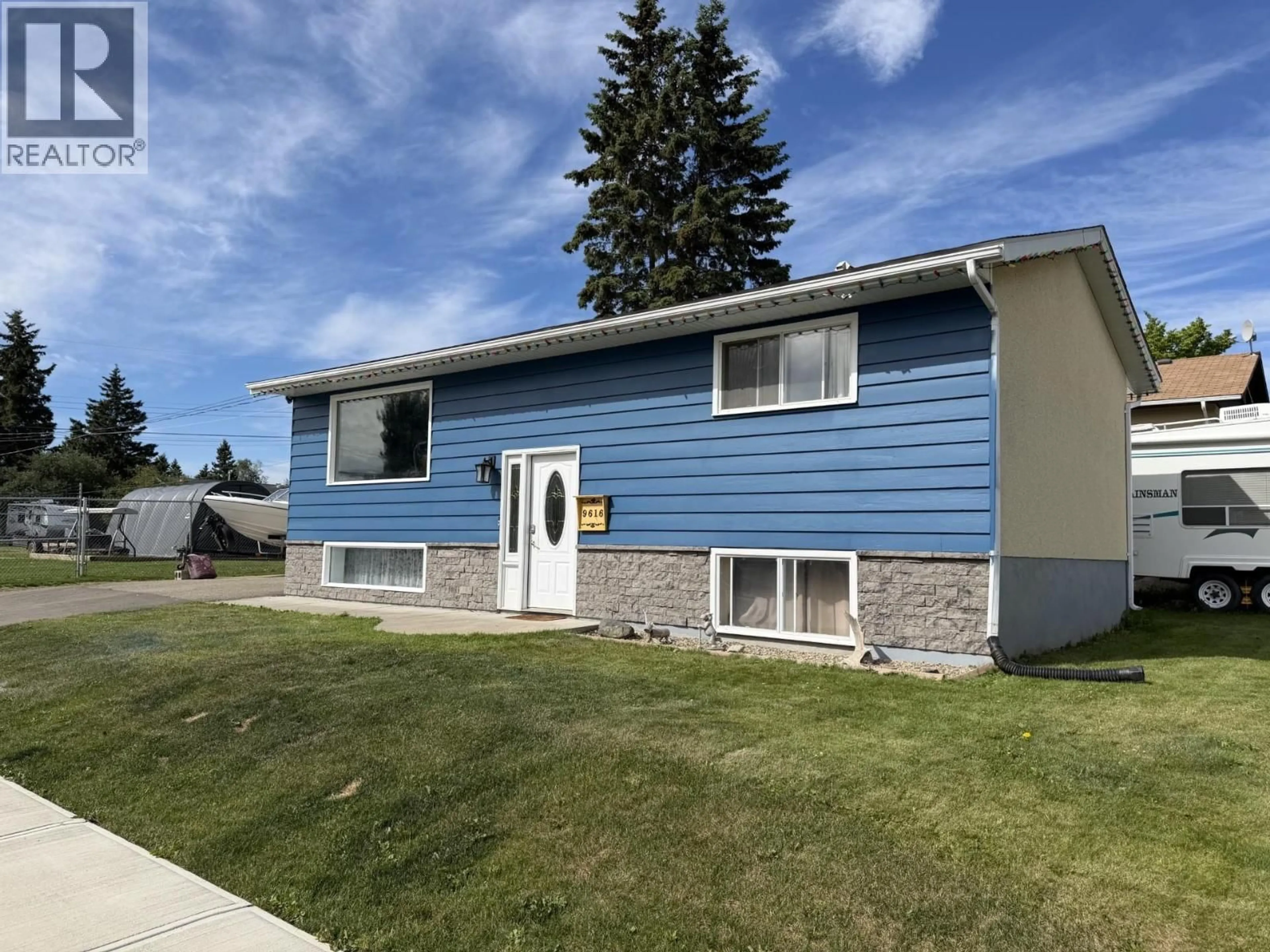 Home with vinyl exterior material, street for 9616 84 STREET, Fort St. John British Columbia V1J3E7