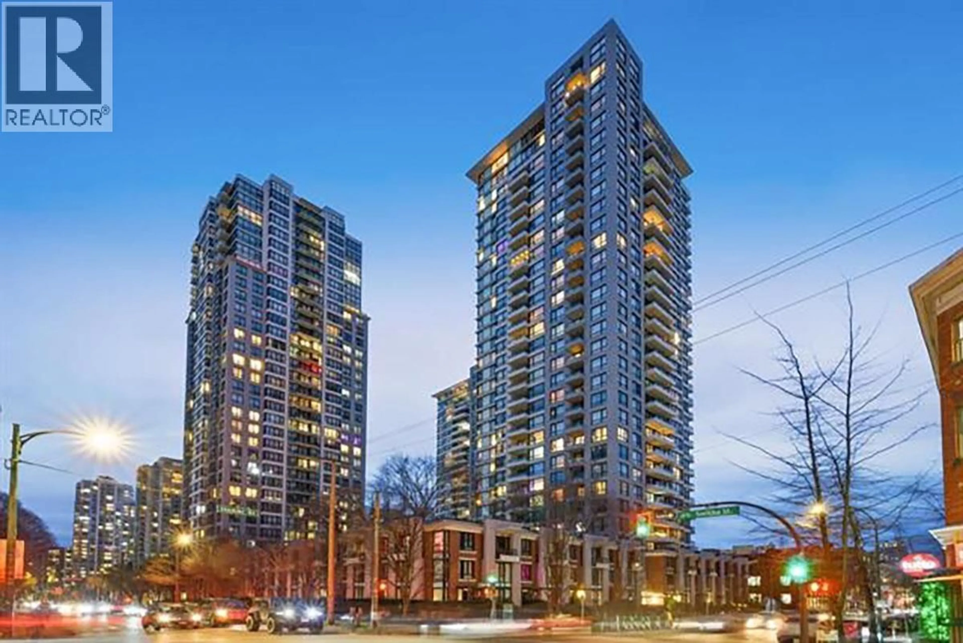 Patio, city buildings view from balcony for 2403 - 928 HOMER STREET, Vancouver British Columbia V6B1T7