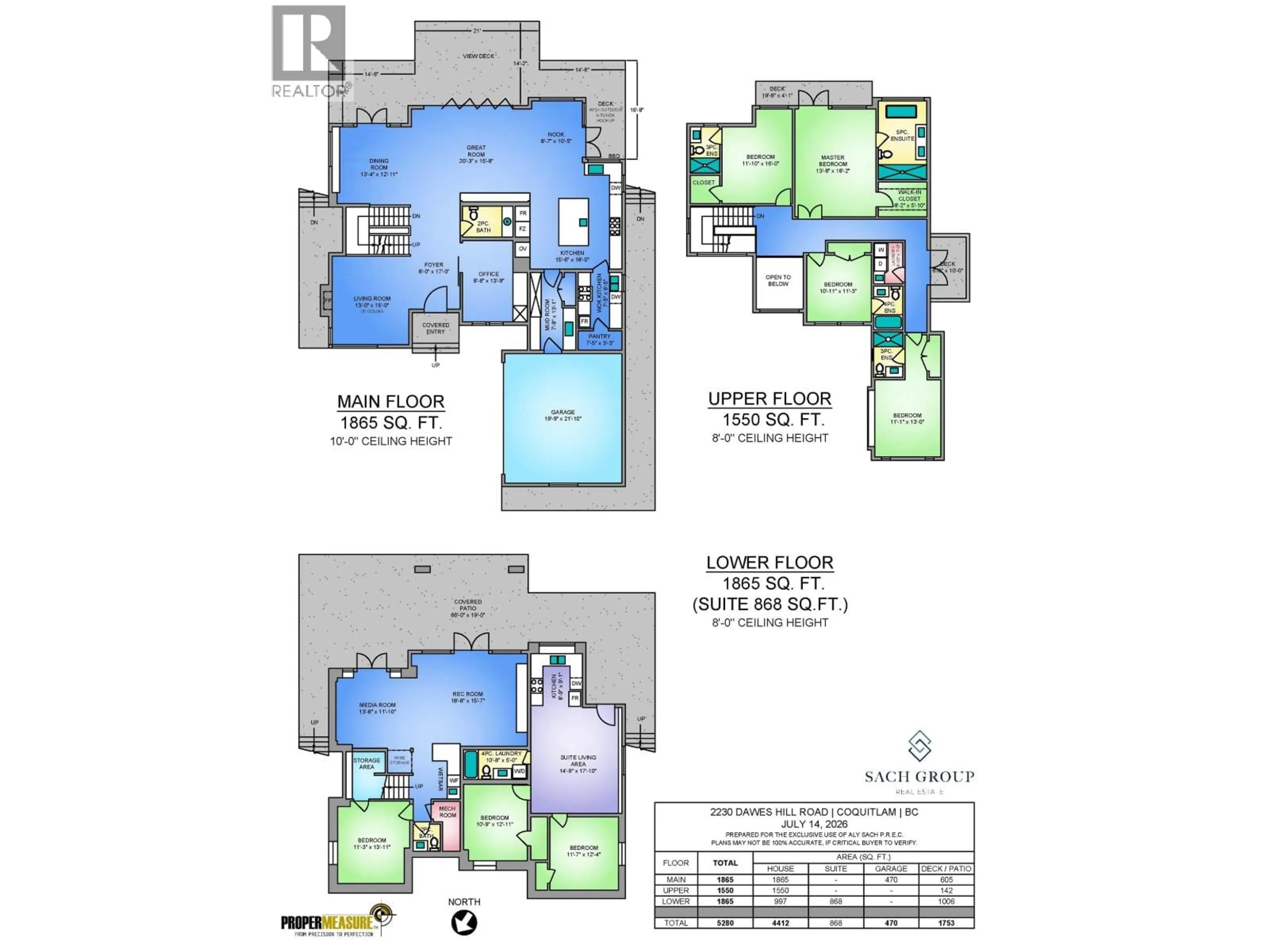 Floor plan for 2230 DAWES HILL ROAD, Coquitlam British Columbia V3K1N3