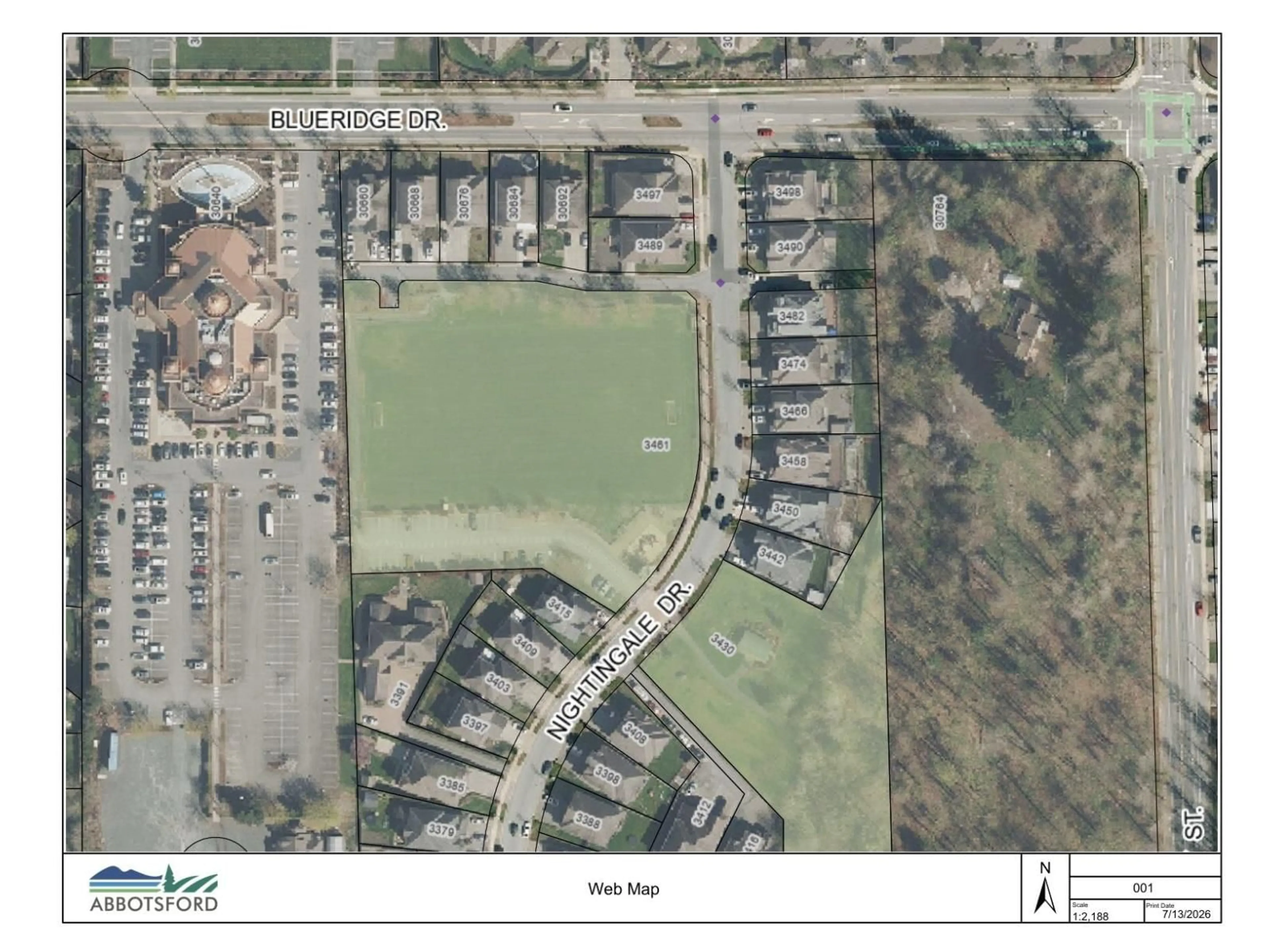 A pic from outside/outdoor area/front of a property/back of a property/a pic from drone, street for 3415 NIGHTINGALE DRIVE, Abbotsford British Columbia V2T5W3