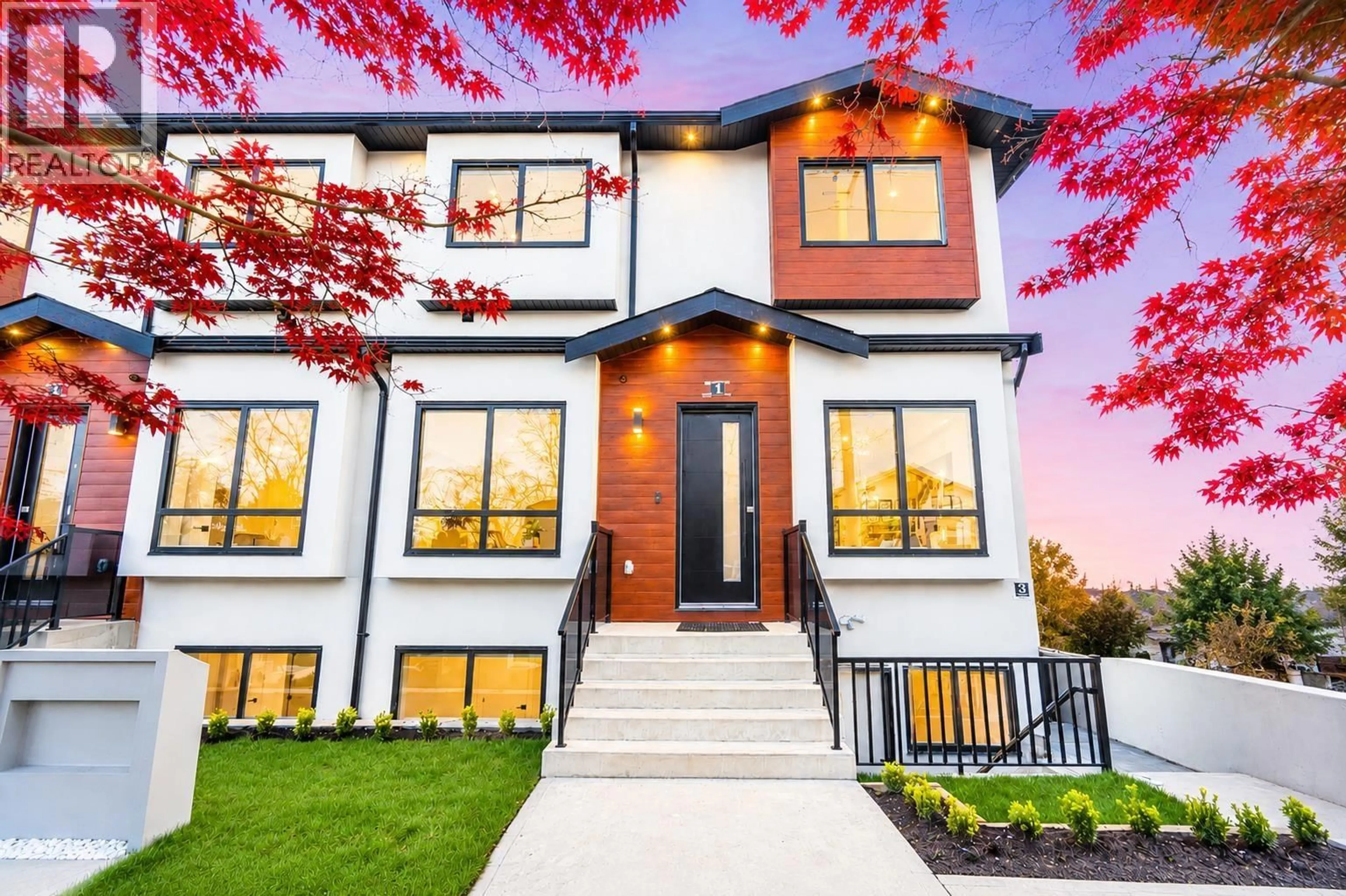 Home with brick exterior material, street for 1 - 6692 NAPIER STREET, Burnaby British Columbia V5B2C3