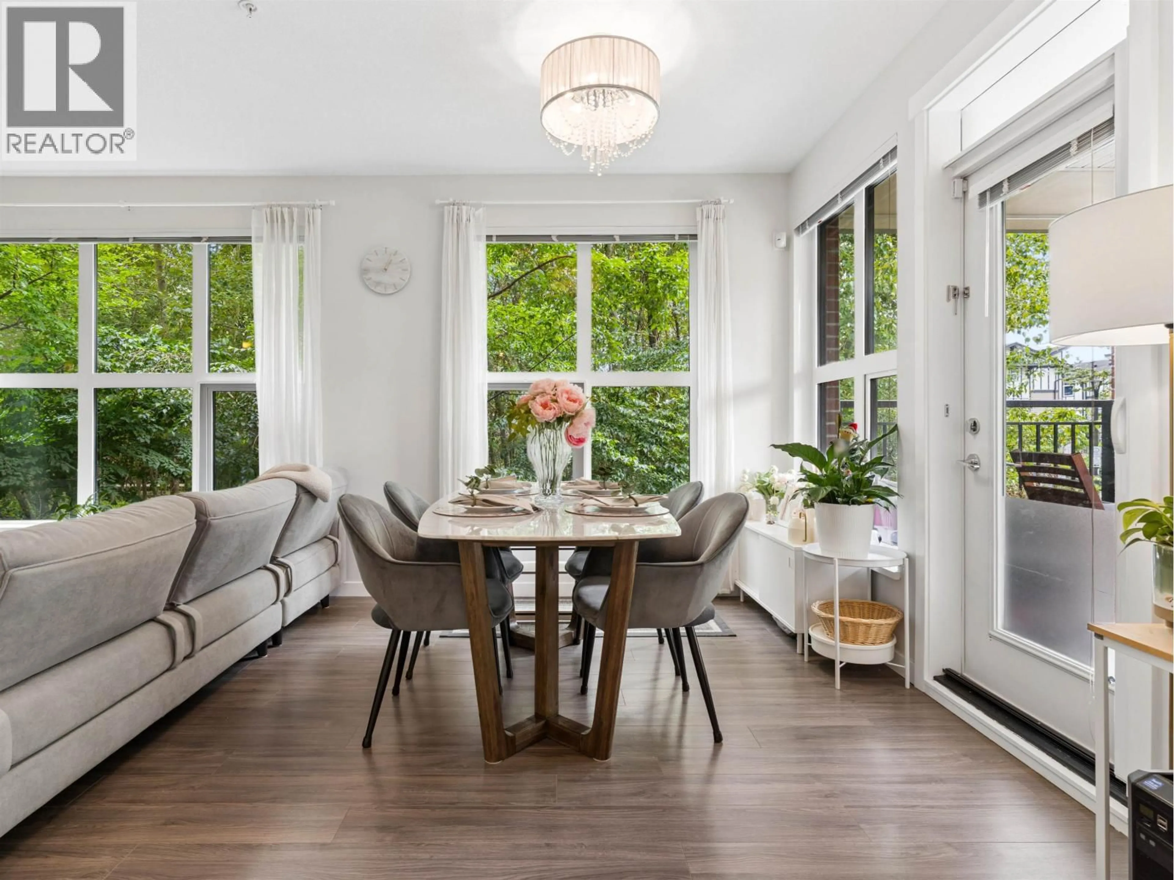 Dining room, wood/laminate floor for 133 - 9551 ALEXANDRA ROAD, Richmond British Columbia V6X0S6