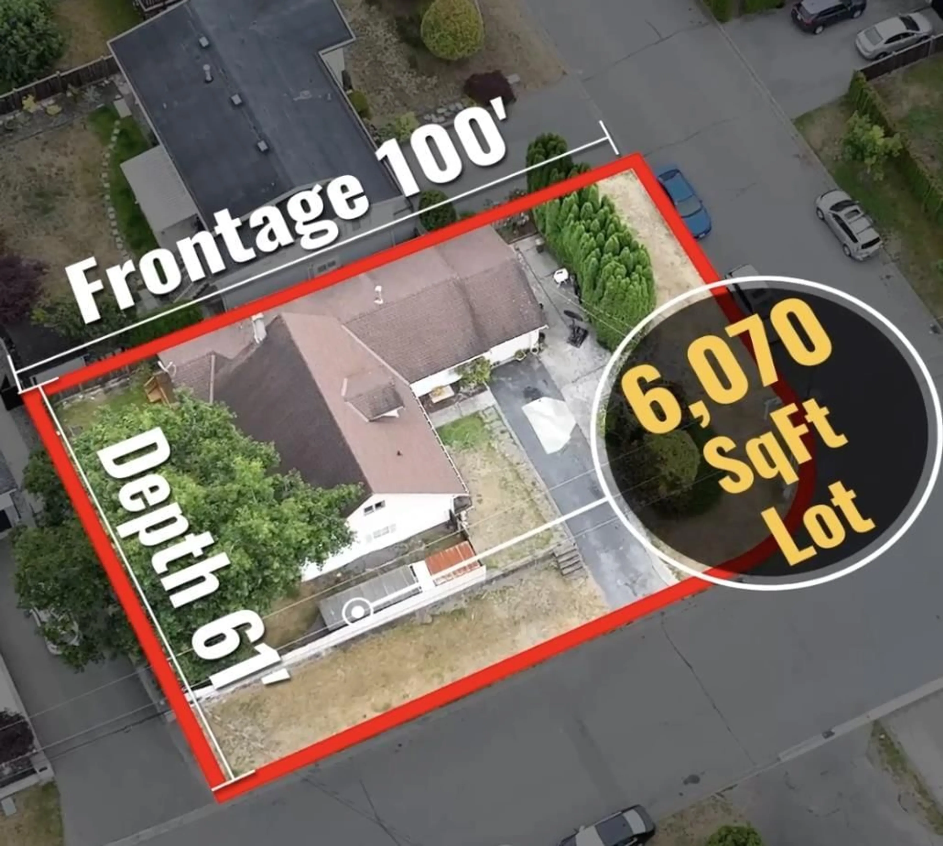 A pic from outside/outdoor area/front of a property/back of a property/a pic from drone, street for 11565 77A AVENUE, Delta British Columbia V4C1M6