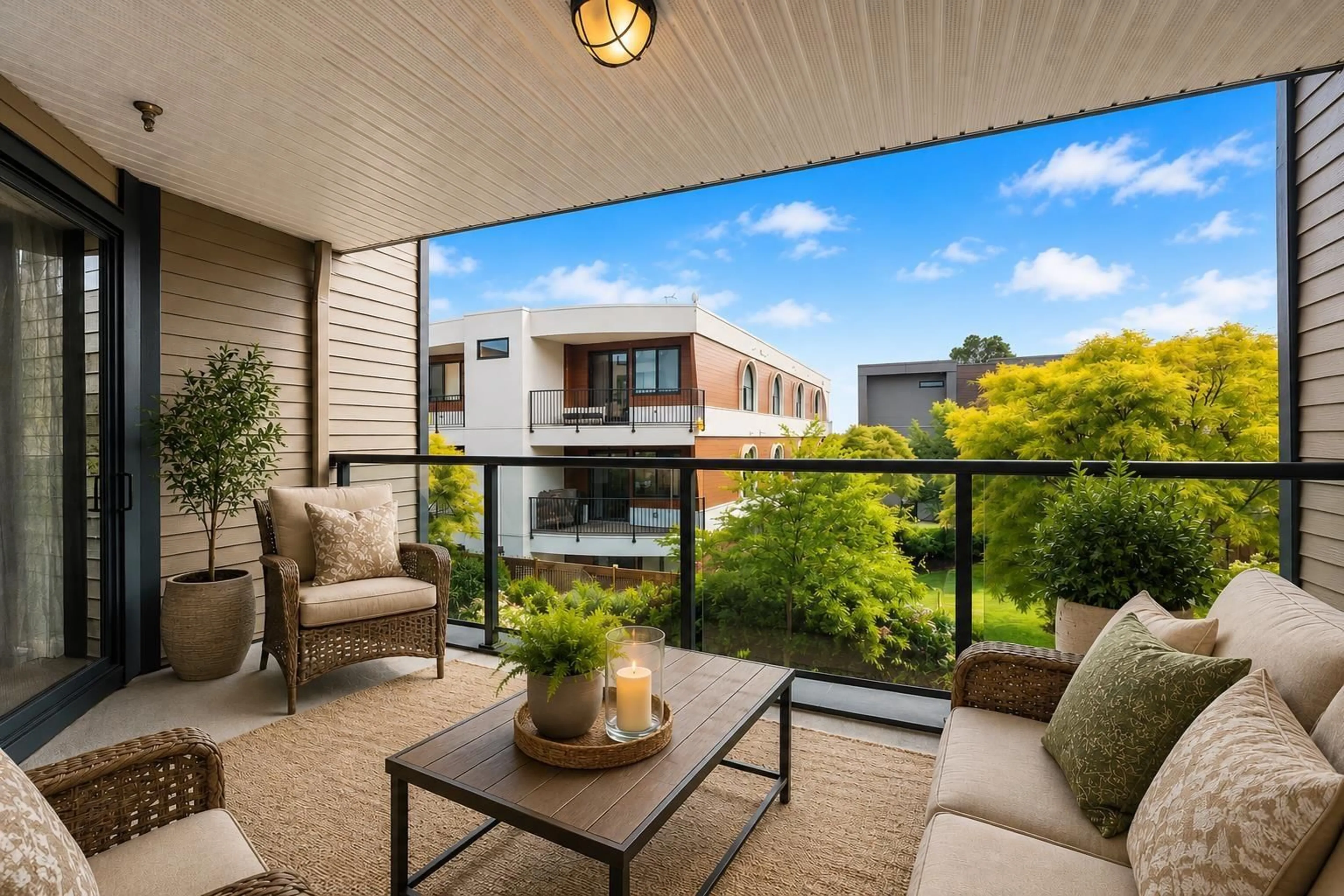 Patio, water/lake/river/ocean view for 220 - 15210 PACIFIC AVENUE, White Rock British Columbia V4B5L2