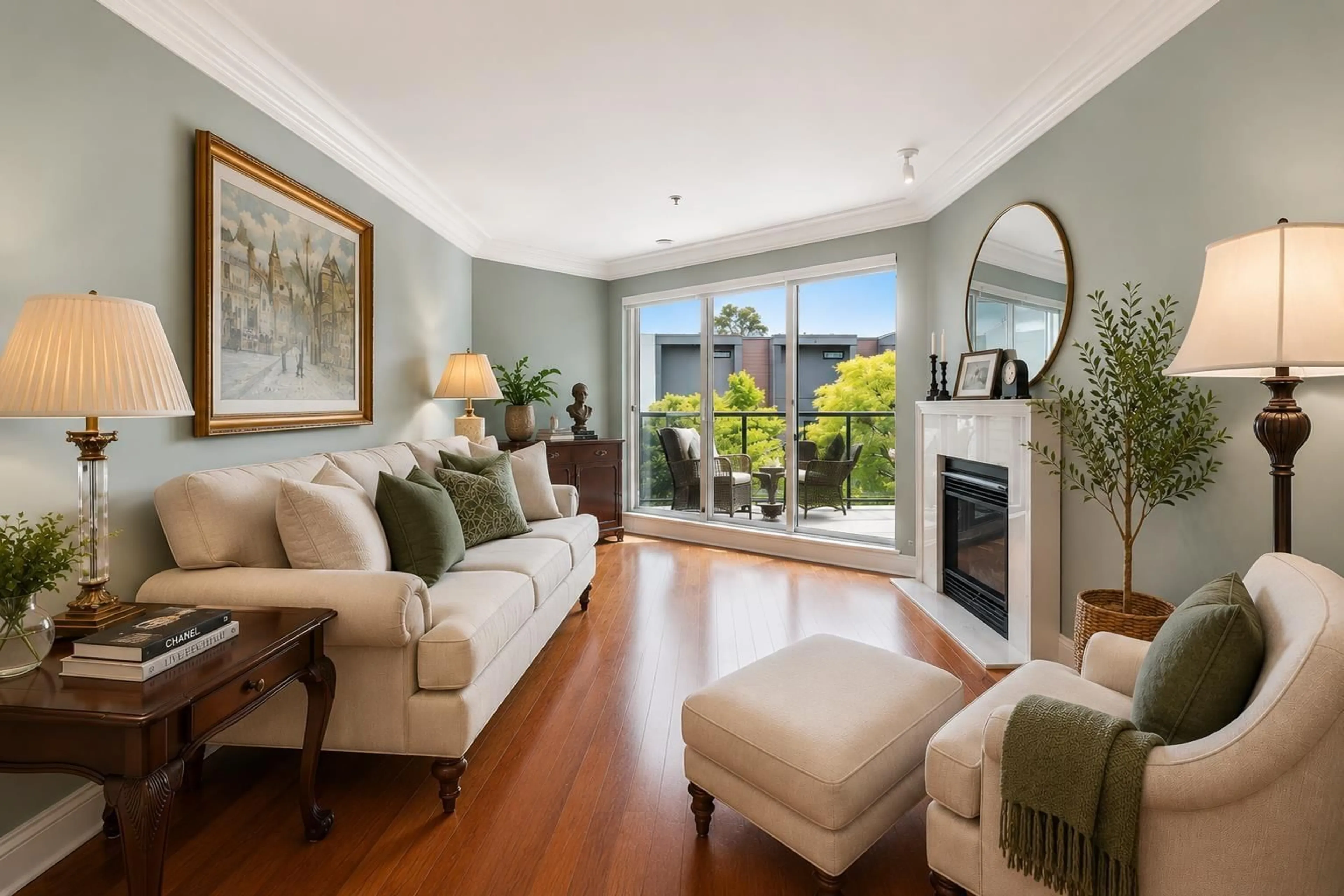 Living room with furniture, unknown for 220 - 15210 PACIFIC AVENUE, White Rock British Columbia V4B5L2
