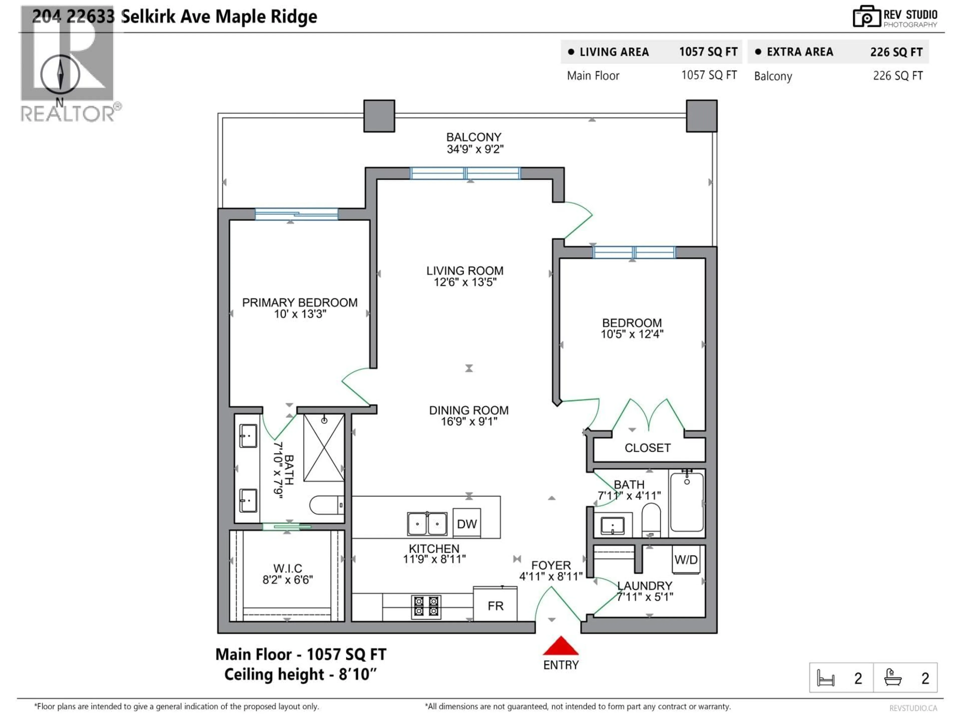 Floor plan for 204 - 22633 SELKIRK AVENUE, Maple Ridge British Columbia V2X1C7