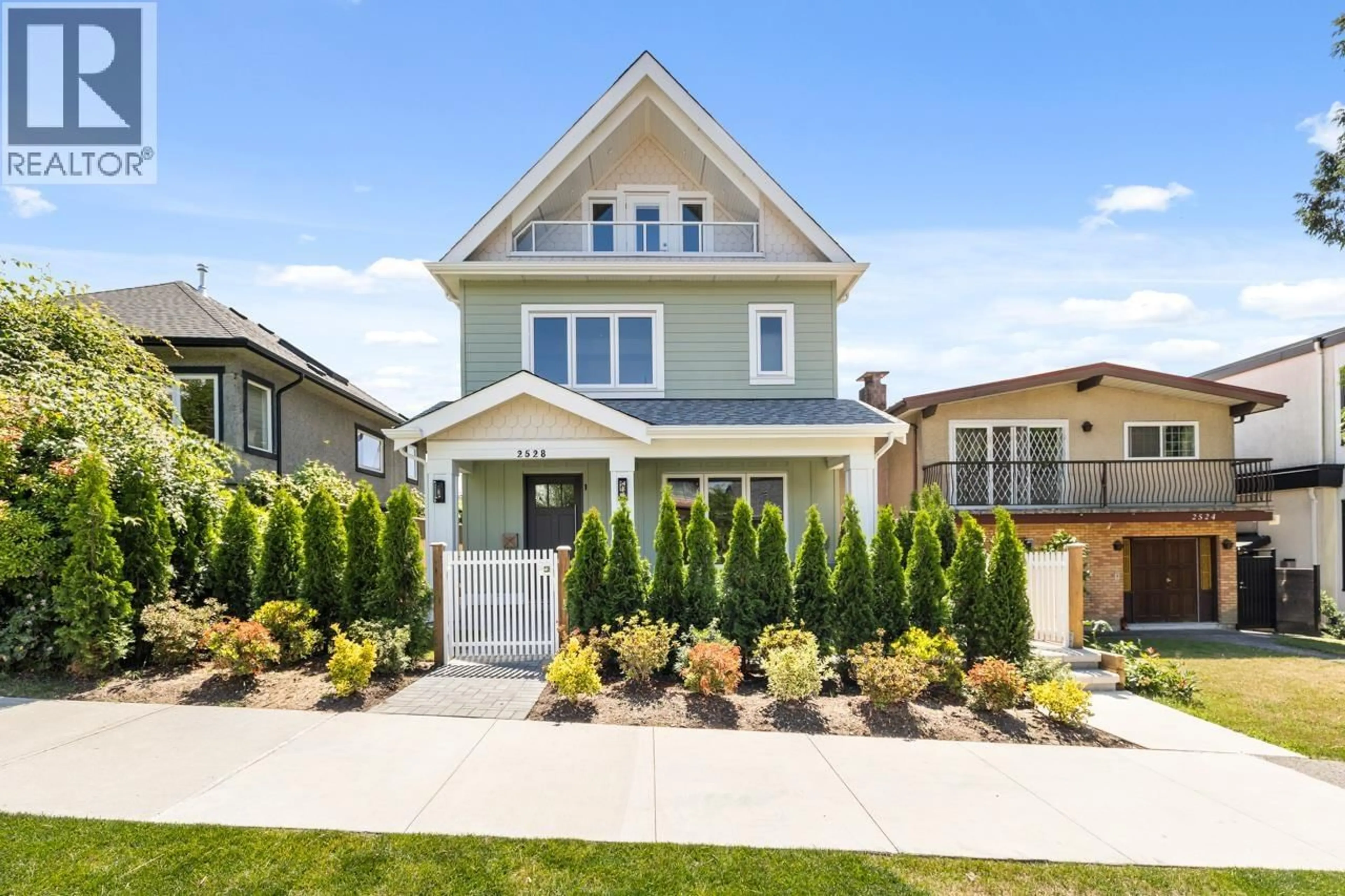 Home with vinyl exterior material, street for 1 - 2528 TURNER STREET, Vancouver British Columbia V5K2E8