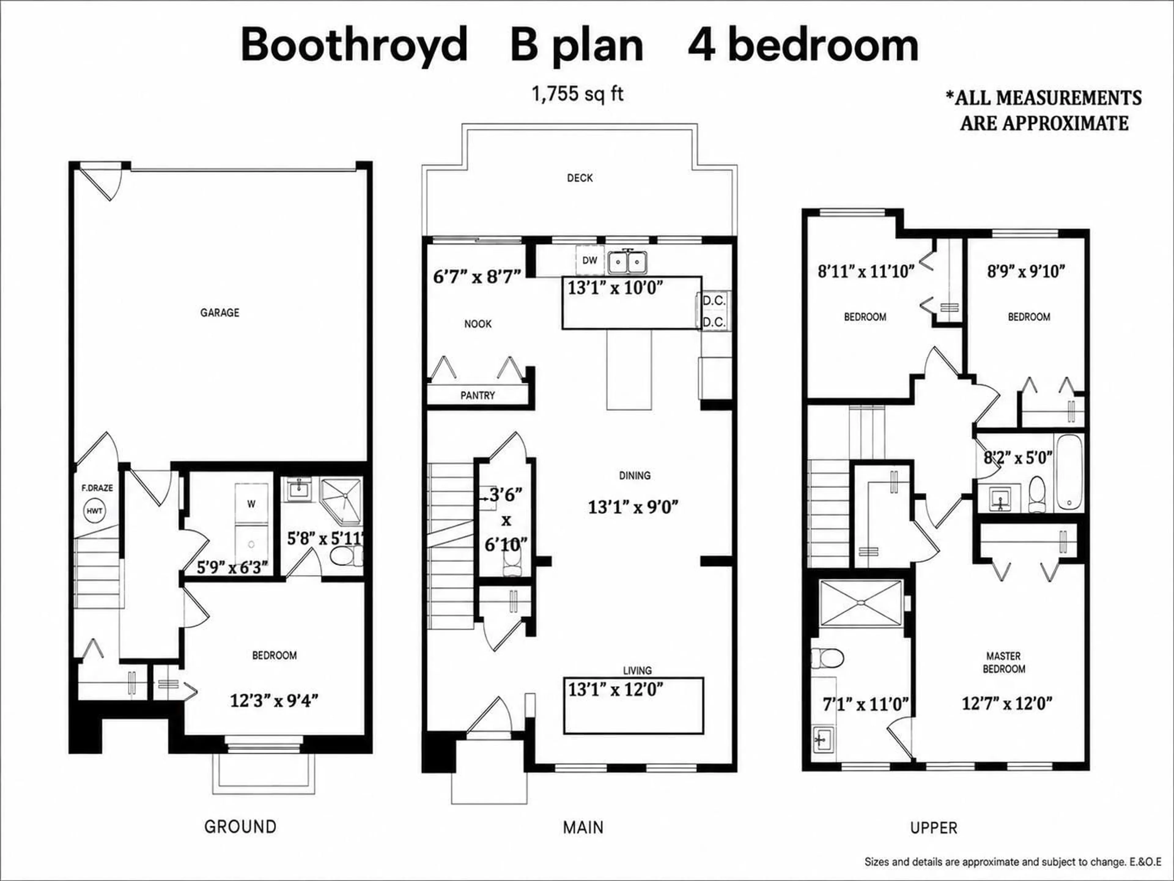 Floor plan for 20 - 15938 27 AVENUE, Surrey British Columbia V3Z0T2