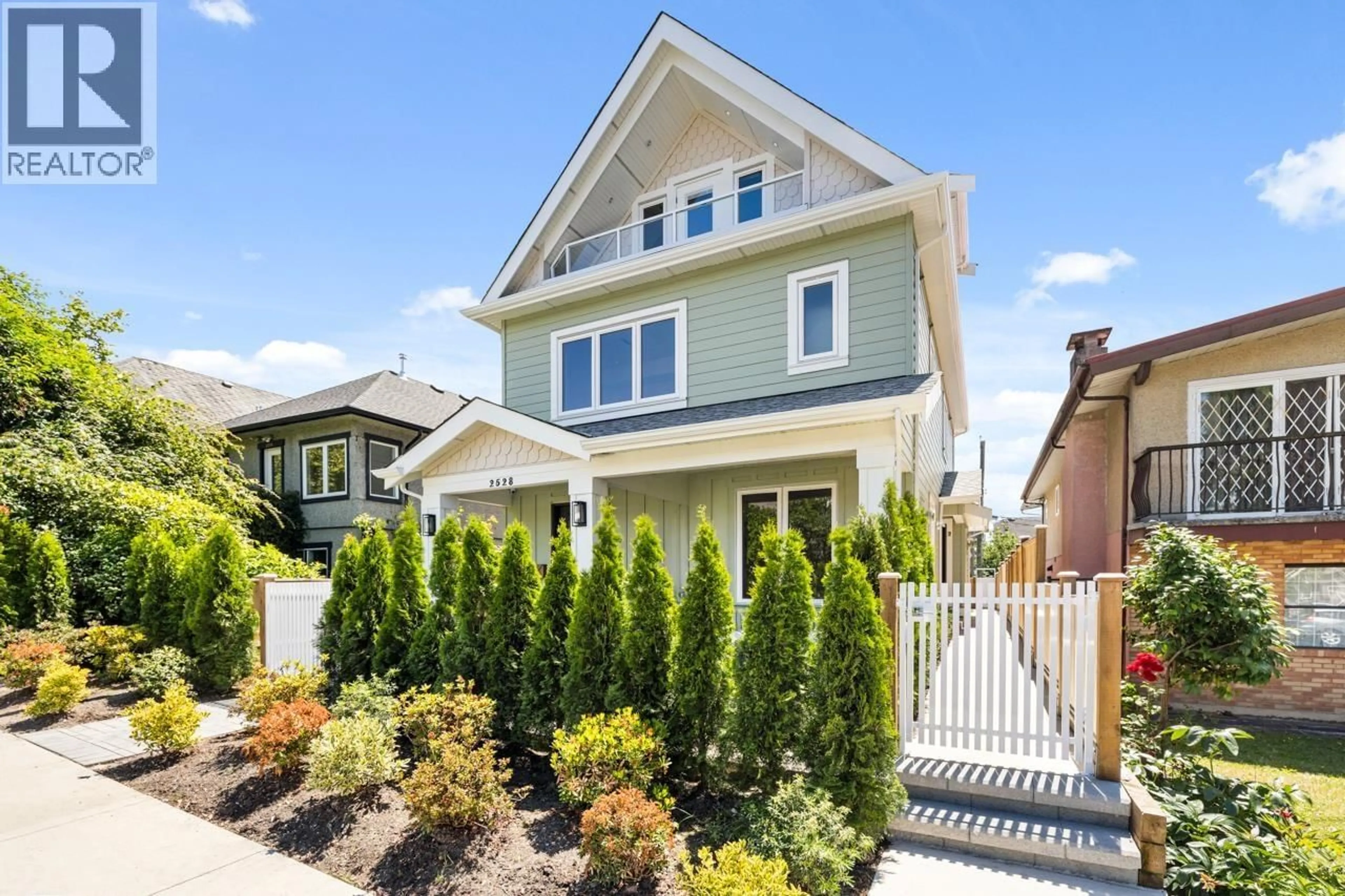 Home with vinyl exterior material, street for 2 - 2528 TURNER STREET, Vancouver British Columbia V5K2E8